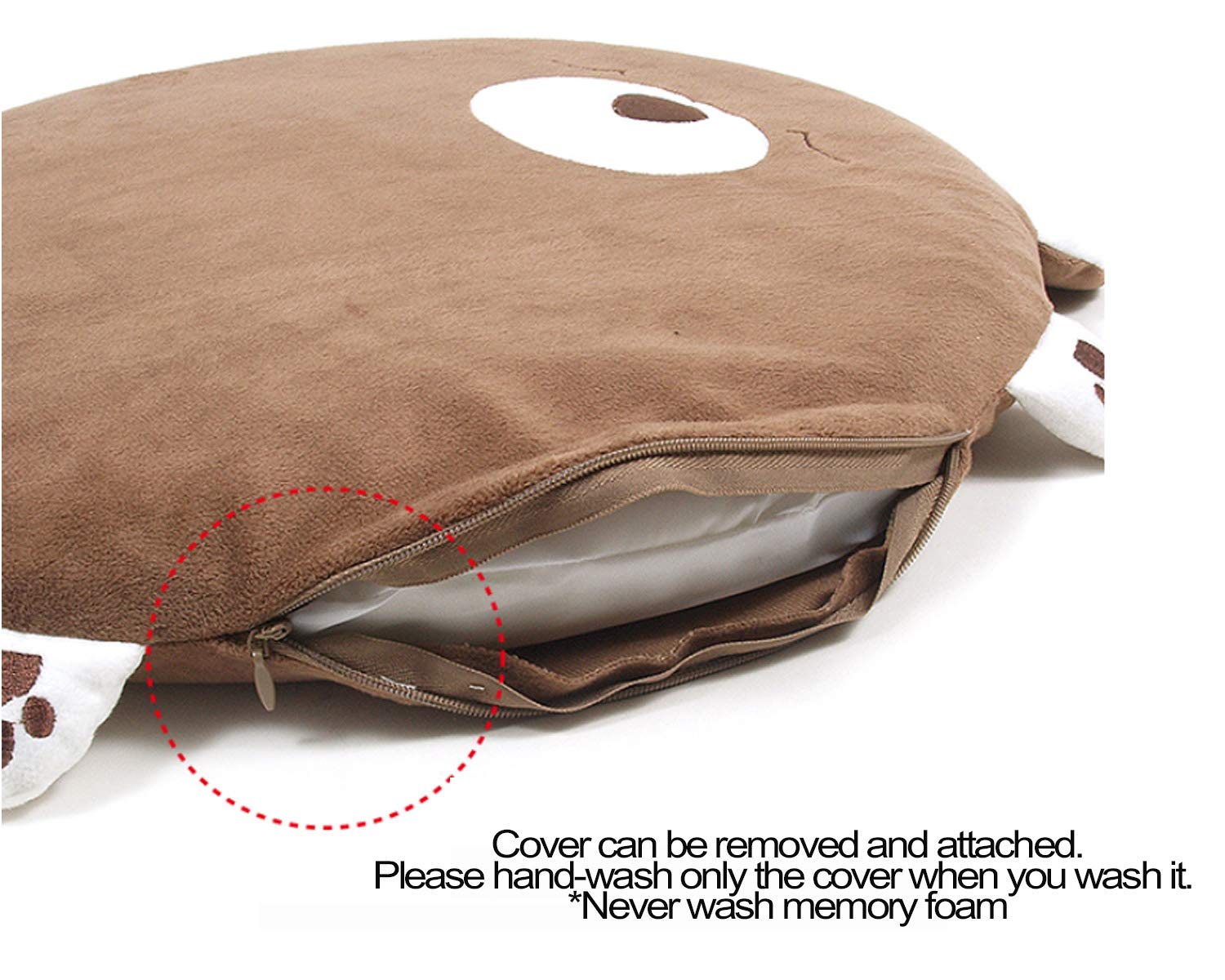 Snoozy Bear Memory Foam Seat Cushion for Kids - 15