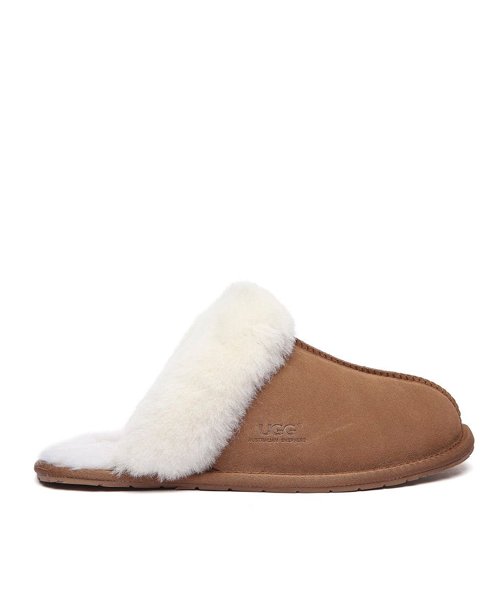 Men's UGG Snuggly Slippers - Cozy Indoor/Outdoor House Shoes with Soft Fleece Lining for Winter Comfort & Warmth at Home