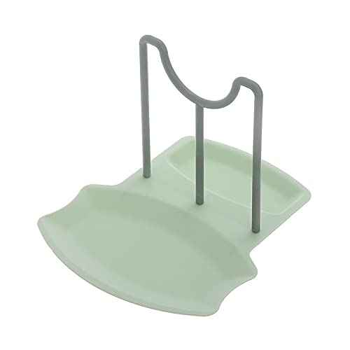 Space-Saving Kitchen Organizer: Pot Lid Storage Rack, Countertop Shelf, Punch-Free Spoon Pad Bracket, Dish Rack for Efficient Home Kitchen Organization