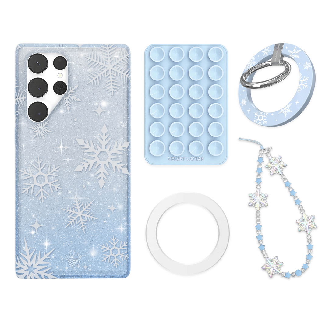 Snow Angel Glitter Galaxy Bundle Set - Non-Slip Grip for Winter Fun, Snowball Fights & Outdoor Adventures | Perfect for Kids & Adults