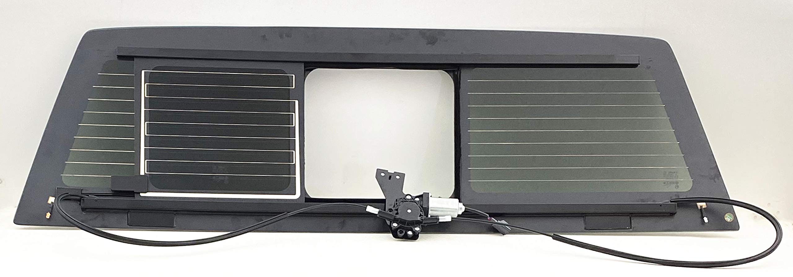 Heated Power Back Slider Window Privacy Glass Compatible with Ford F150 Pickup Truck 2015-2020 Models | Rear Window Replacement for Enhanced Comfort & Security