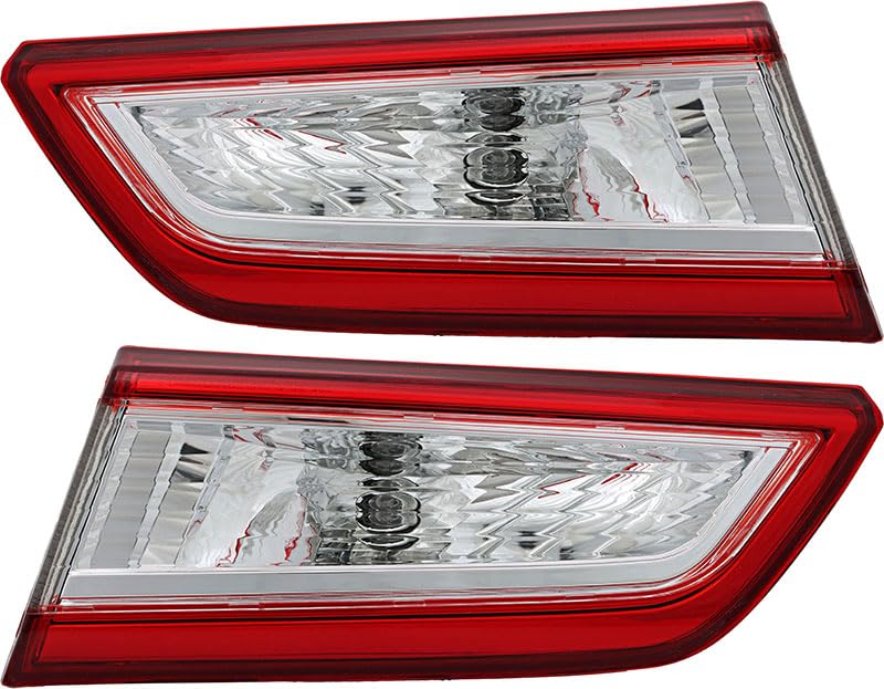 Toyota Camry Inner Tail Lights Lamps Set (2012-2014 Models) - Driver & Passenger Side Replacement Parts - Perfect for Night Driving Safety & Style Upgrade