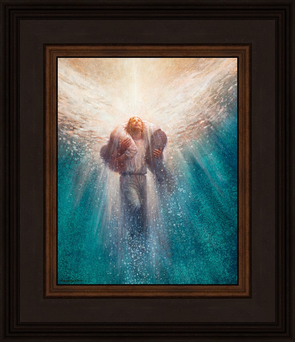 Deep Waters By Yongsung Kim - Premium Wall Art Canvas Print - Ocean Wave Painting for Home & Office Decor - Perfect for Living Room, Bedroom, and Office Spaces