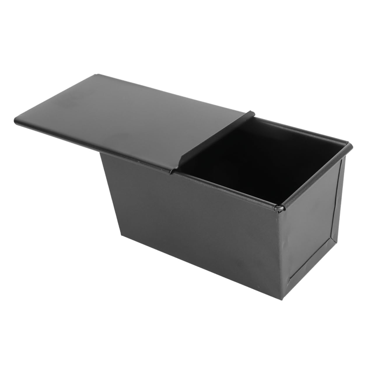 Hemoton Loaf Cast Iron Pan with Lid - Nonstick Pullman Bread Pan, Corrugated Toast Box for Homemade Bread Baking - Perfect for DIY Kitchen, Oven Baking, Cooking Black Cheese Cake - Ideal for Artisan Bread, Sandwich Loaves & Sourdough Baking