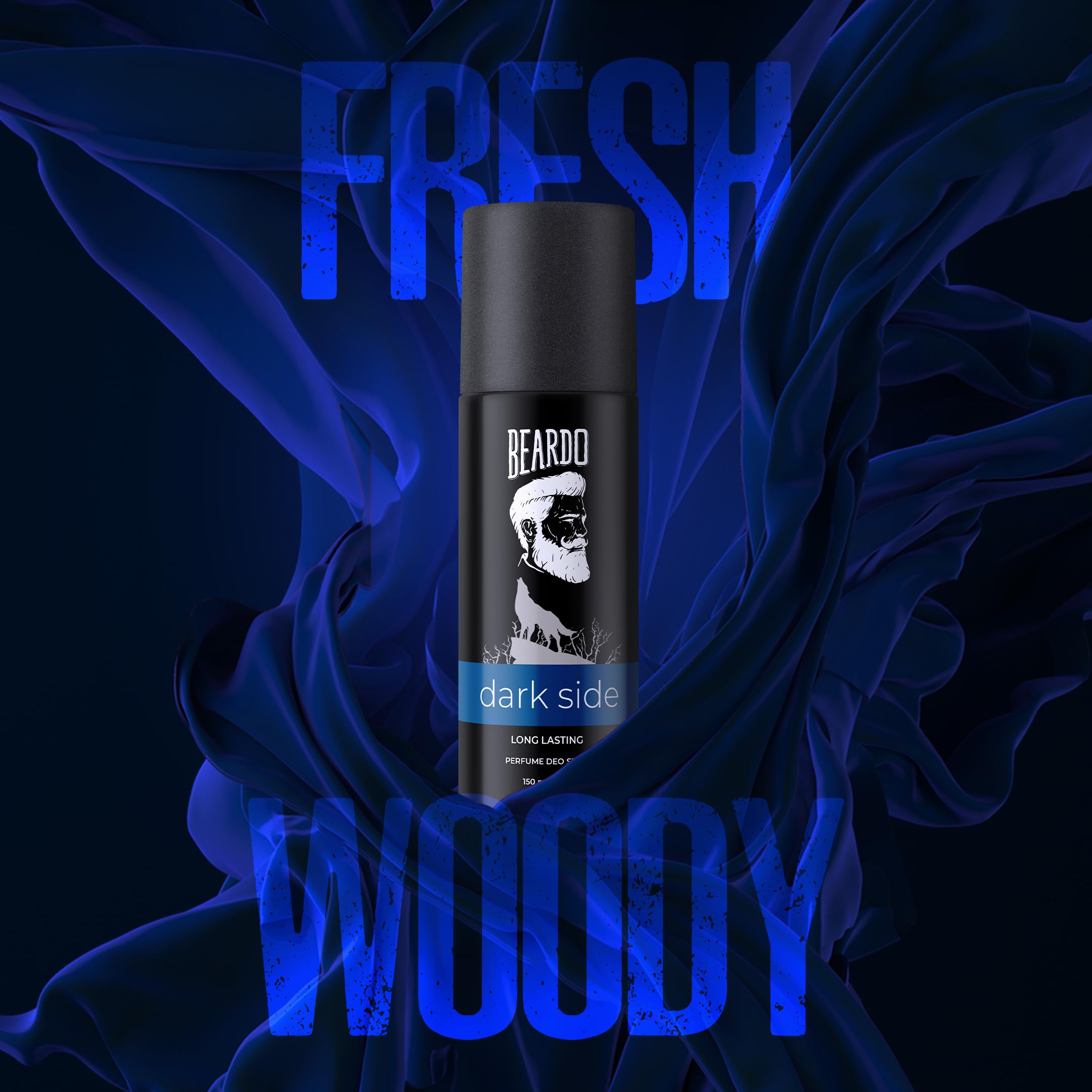 Beardo Iceman, Darkside & Spy Perfume Body Spray Set for Men - 3 Pack Long Lasting Aromatic Deodorant | Fresh Scent Cologne Gift for Him | Perfect for Date Night, Christmas & Special Occasions | Ideal Gift for Boyfriend, Husband & Friends