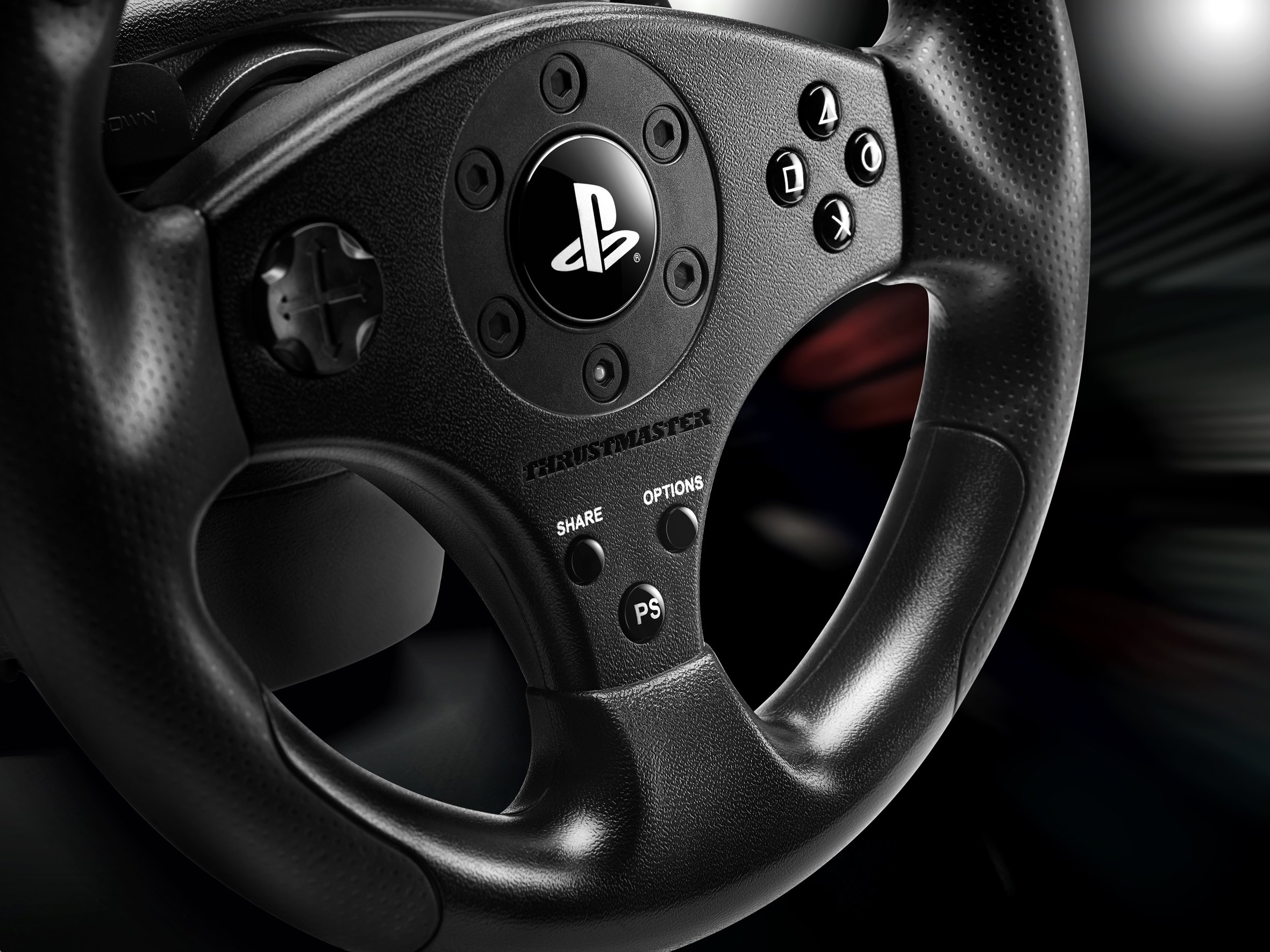 Thrustmaster T80 USB Racing Wheel for PS4 & PS3 - Official Licensed Playstation Racing Wheel for Realistic Driving Simulation - Perfect for Gran Turismo, F1 & Racing Games
