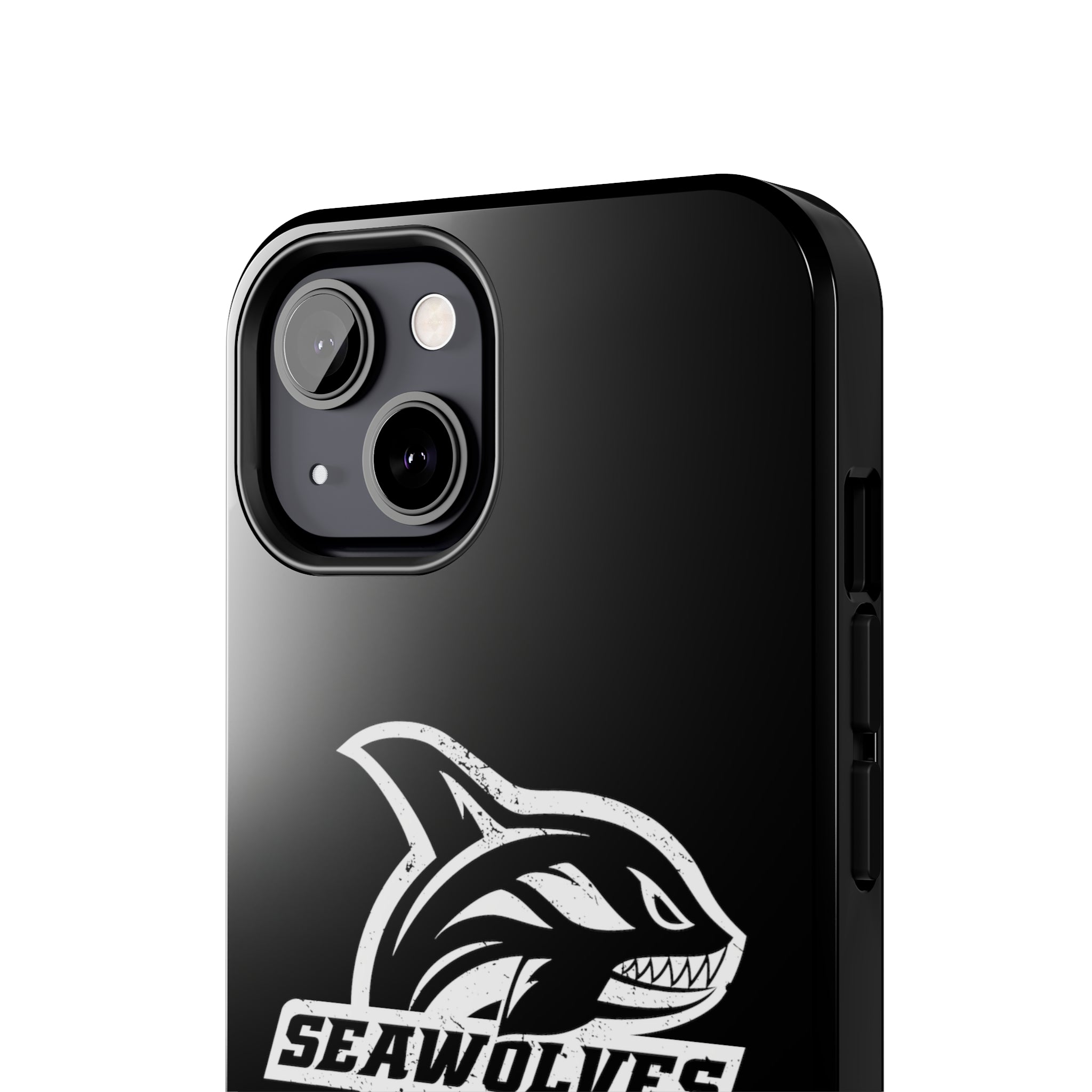 Seawolves Black Rugged Phone Case - Durable & Shockproof Protection for iPhone & Android - Perfect for Outdoor, Sports & Daily Use