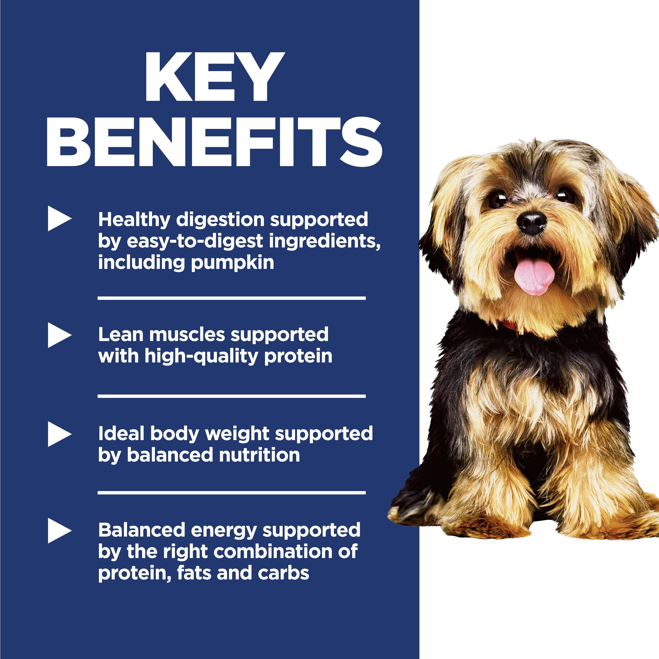 Hill's Science Diet Small & Mini Adult Dry Dog Food for Breeds 1-6 Years - Premium Nutrition with Lamb & Brown Rice - 15.5 lb Bag - Perfect for Small & Mini Breed Dogs at Home or Travel