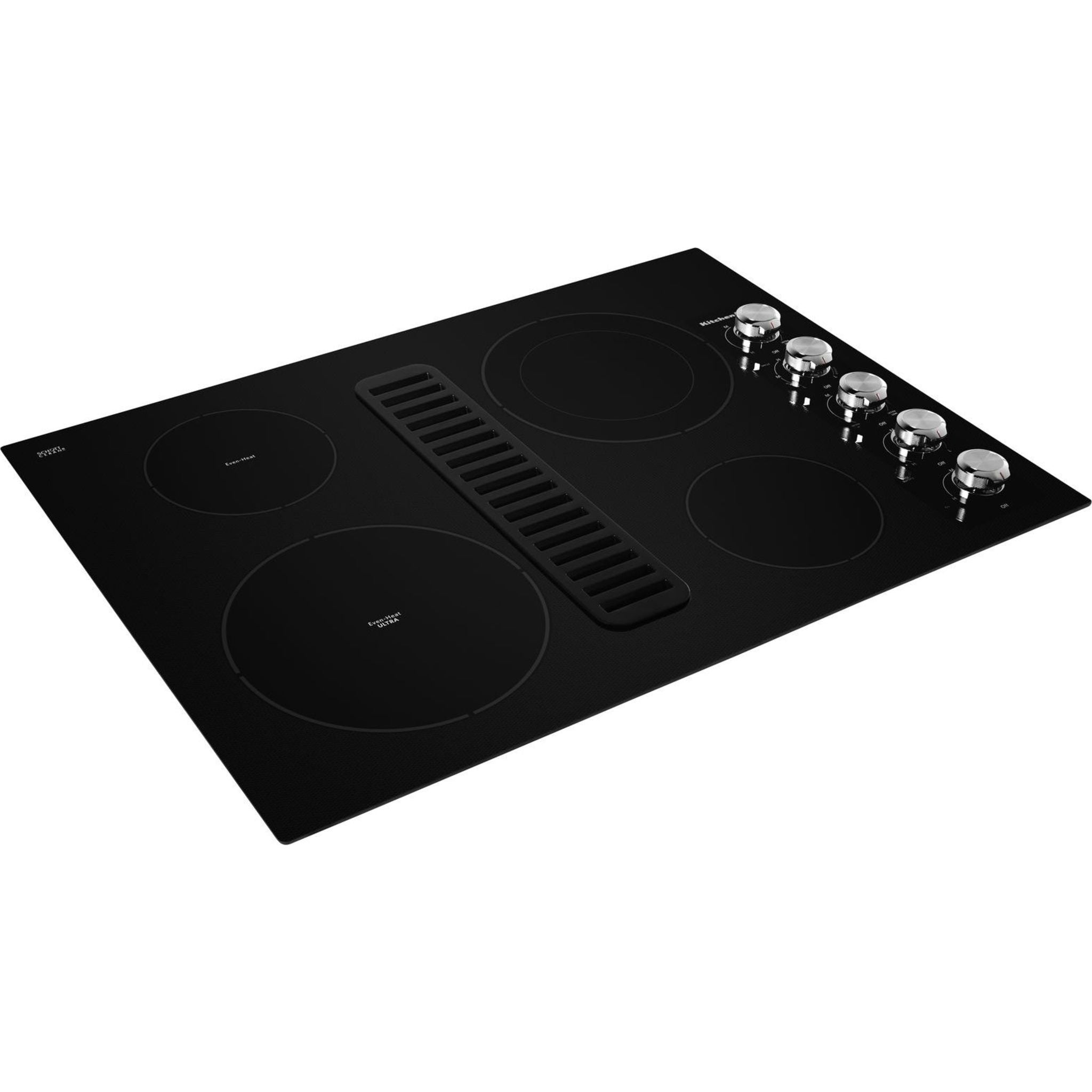KitchenAid 30-Inch Electric Cooktop (Model KCED600GBL) - Black - Perfect for Modern Kitchens & Home Cooking