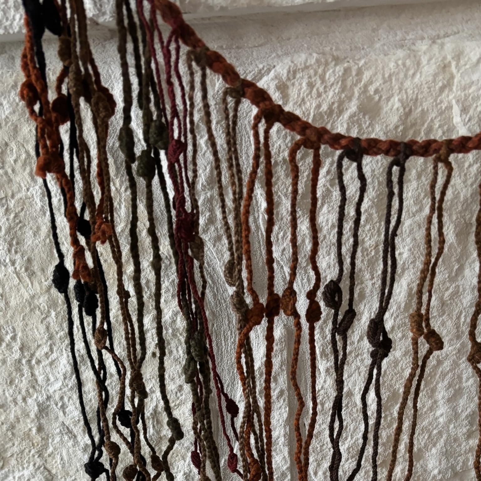 Handmade Peruvian Quipus Wall Hanging - 25
