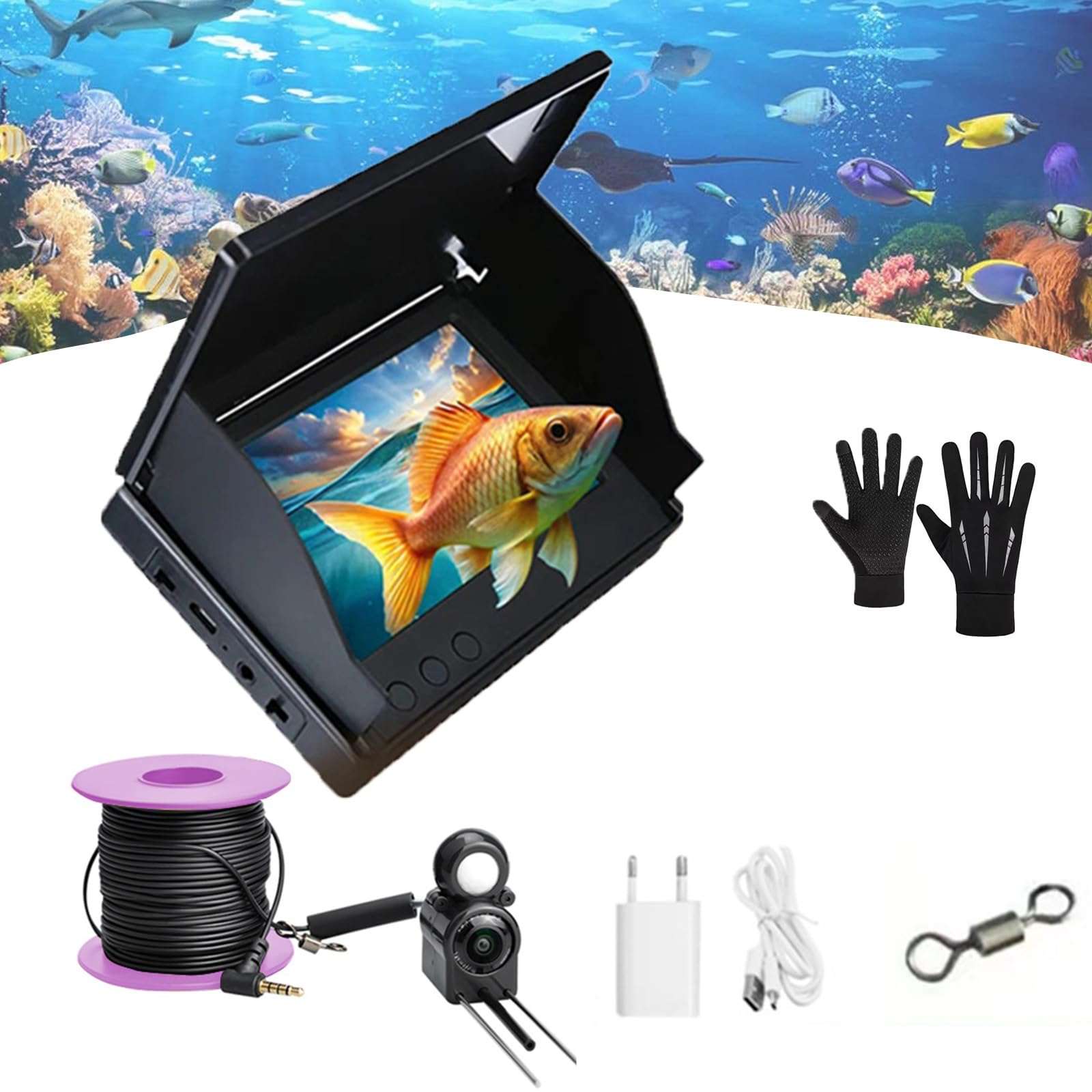 **Underwater Fishing Camera with 5