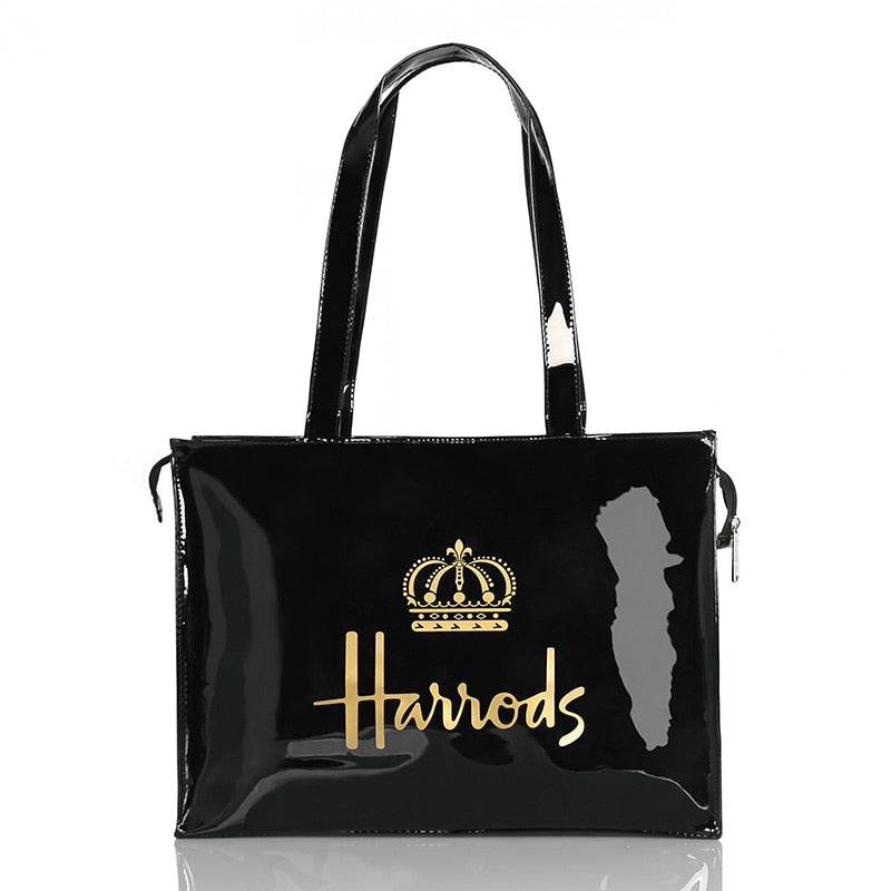 Eco-Friendly Women's Floral Tote Shopping Bag - Reusable Grocery Bag for Beach, Market & Daily Use