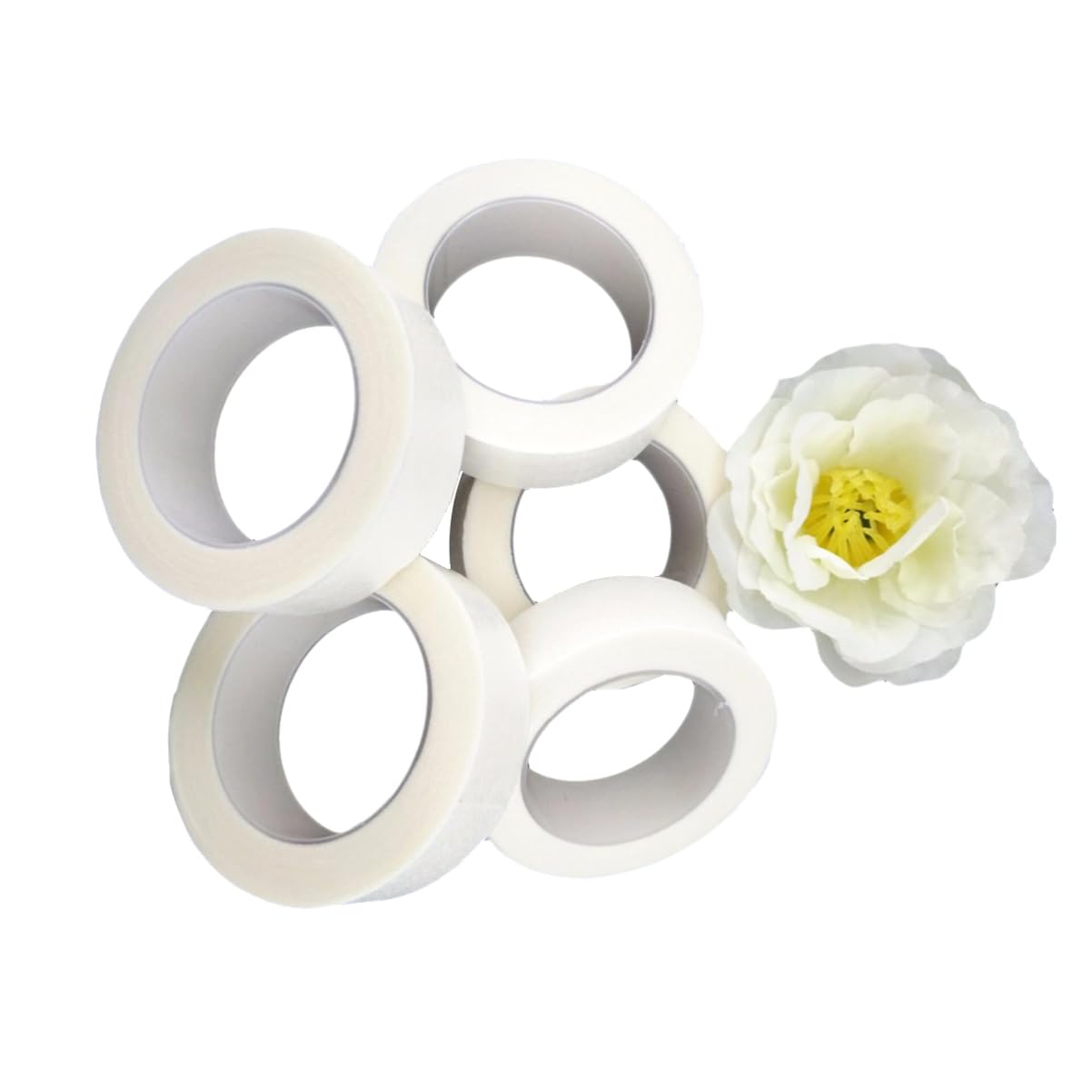 NOLITOY Eyelash Extension Pads - 10 Rolls White Under Eye Gel Pads for Lash Extensions & Lash Lifting - Hypoallergenic, Comfortable & Reusable - Perfect for Salon, Spa & Professional Lash Artists