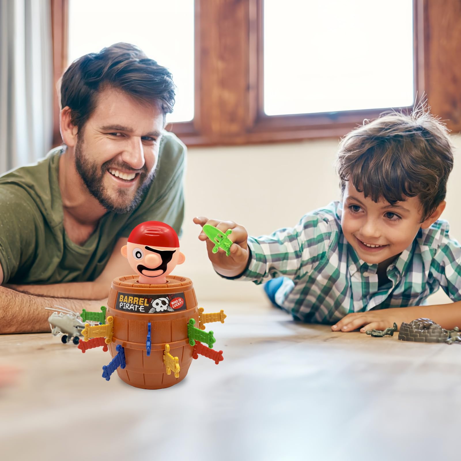 Pirate Pop-Up Barrel Board Game for Kids - Classic Mini Tabletop Game for Family Fun, Preschoolers & Ages 4+ | Perfect for Birthday Parties, Family Game Nights & Classroom Activities