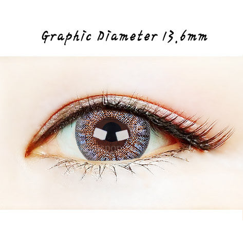 Premium 4-Color Gray Colored Contact Lenses (2-Pack) - 6 Month Supply - Natural Eye Color Change for Cosplay, Halloween & Daily Wear