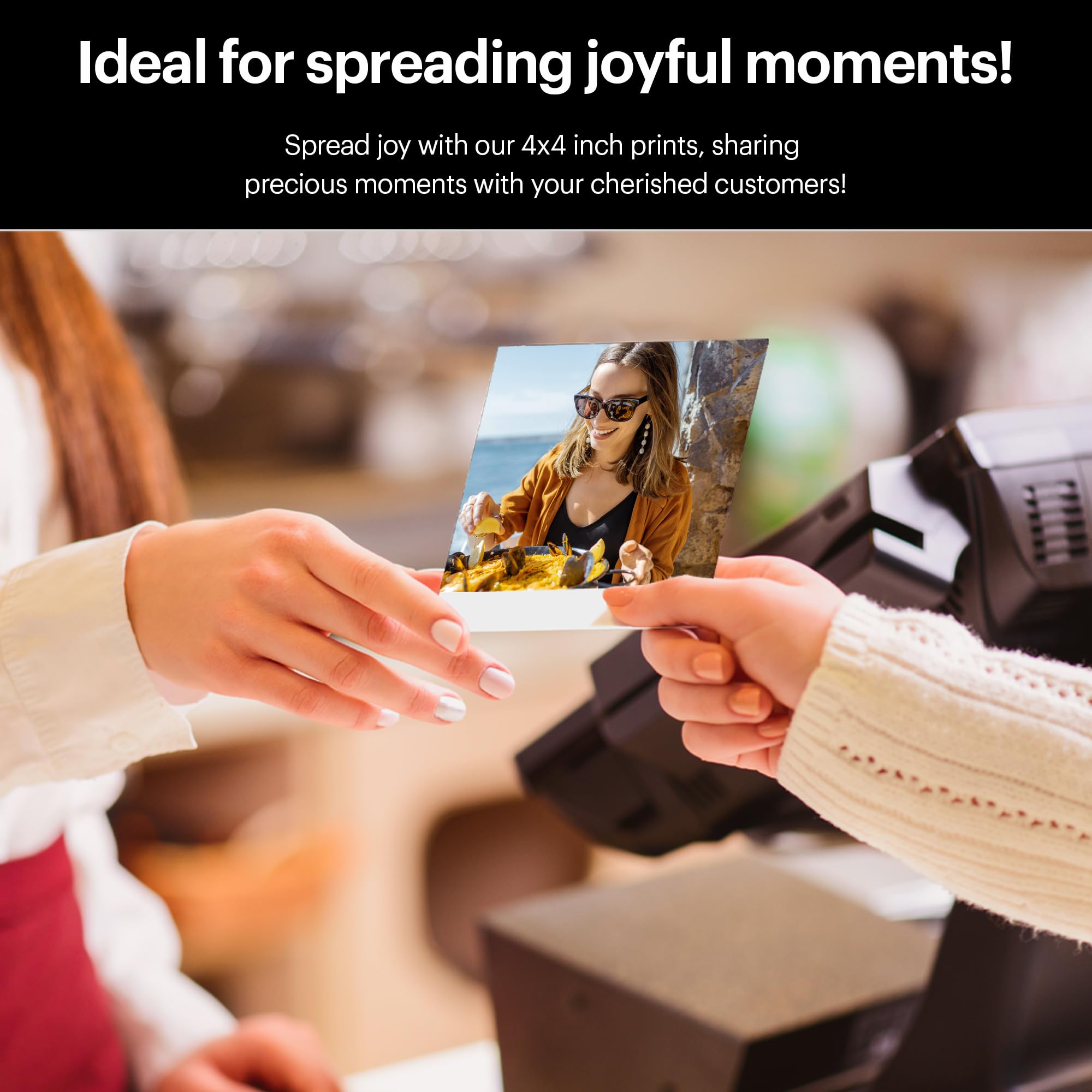 KODAK Mini Shot 4 Era Instant Digital Camera & Photo Printer - 4x4 Prints, Bluetooth Connectivity, Built-in Templates (Camera + Photo Paper Included) - Perfect for Travel, Parties, and DIY Scrapbooking
