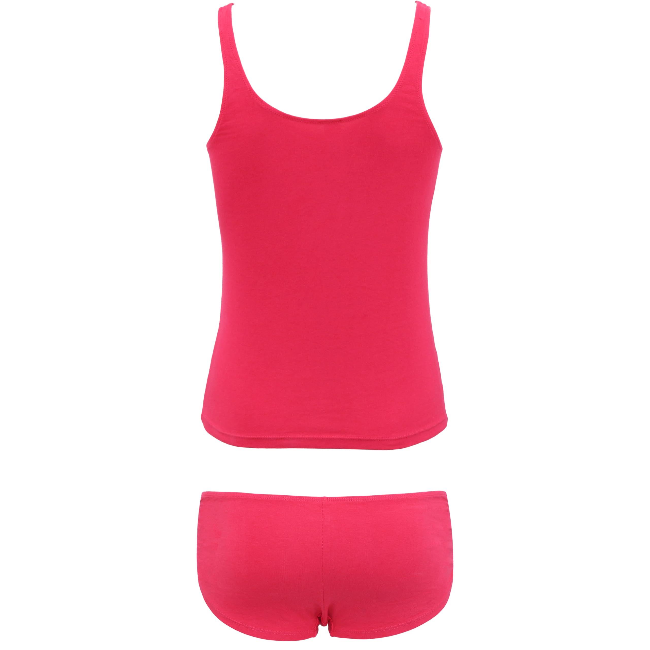Curve Muse Women's Slim Fit Camisole Tank Top & Shorts Pajama Set - Soft Sleepwear for Nightwear, Lounge & Vacation | Breathable Comfort for Summer