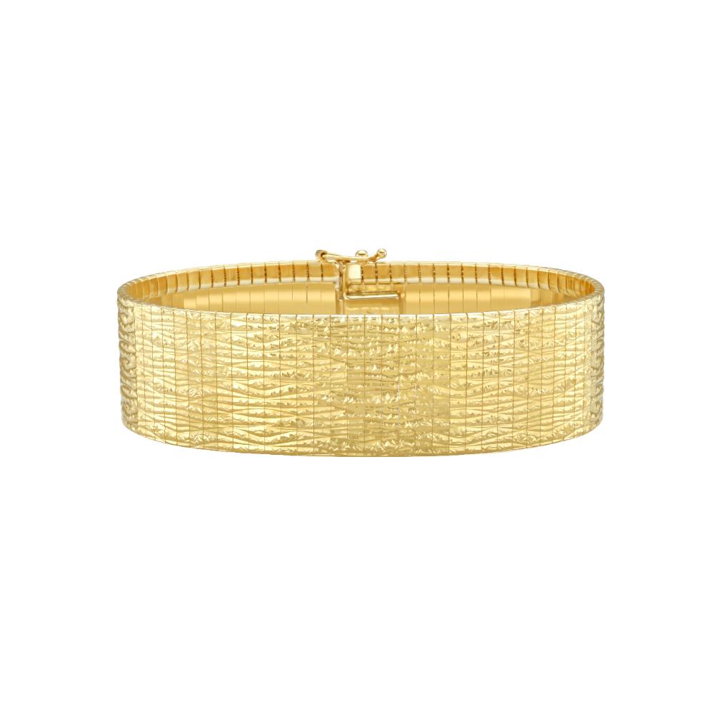14K Gold Bold Glacier Bracelet for Women - Elegant & Dainty Jewelry Gift for Birthday, Anniversary & Special Occasions