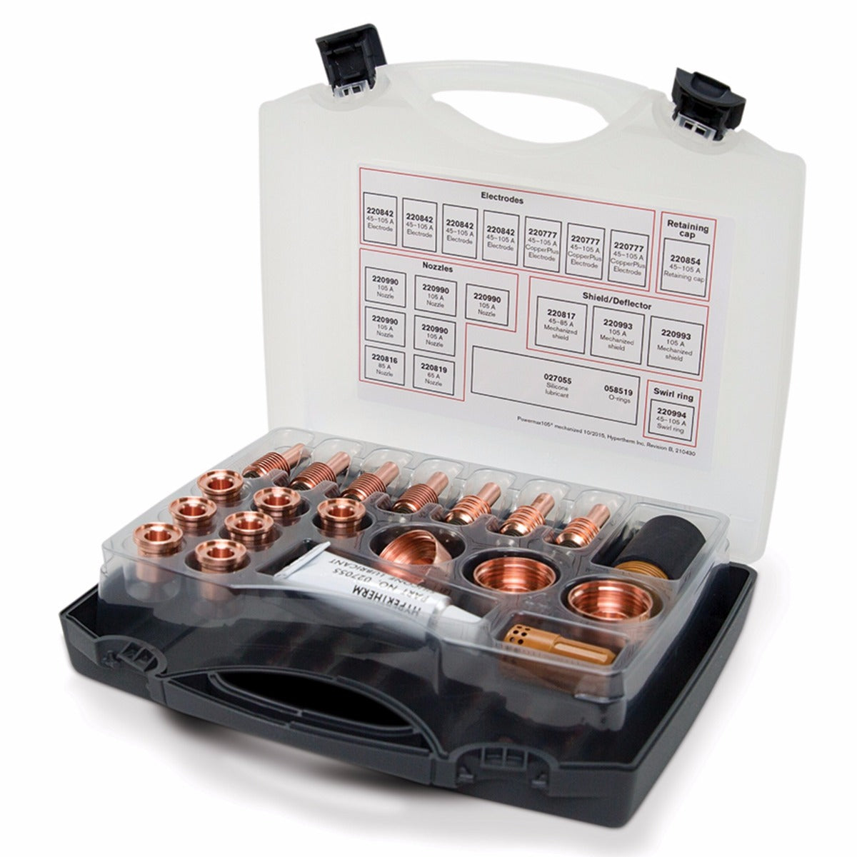 Hypertherm Powermax 105 Mechanized Consumables Kit (851472) - Plasma Cutter Replacement Parts for Metal Cutting & Fabrication | Industrial & DIY Metalworking Projects
