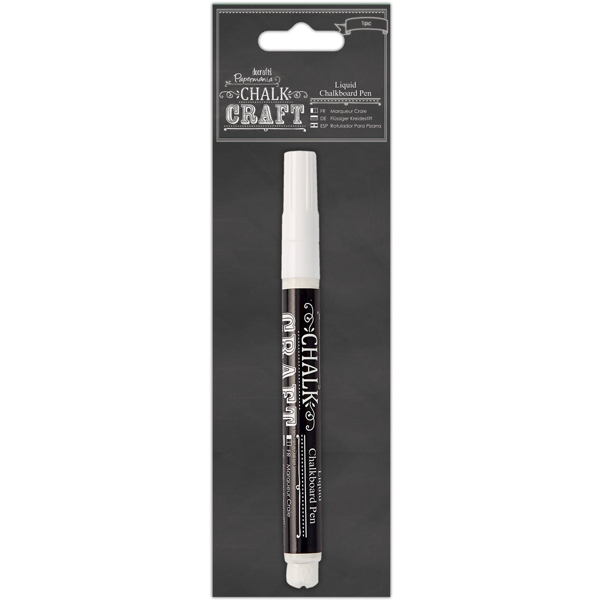 White Liquid Chalk Markers for Chalkboard - Non-Toxic, Vibrant & Erasable - Perfect for Restaurants, Classrooms, DIY Crafts & Home Decor
