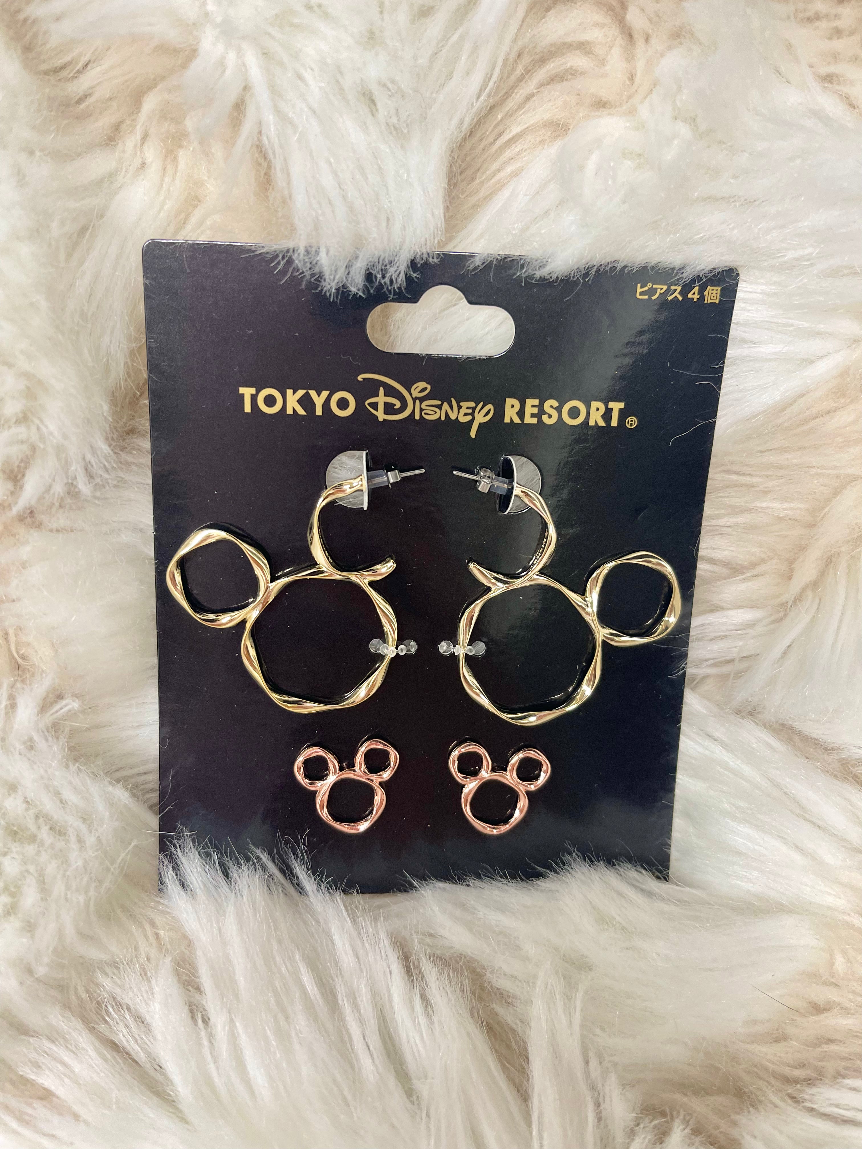 Tokyo Disney Mickey Mouse Shaped Earrings - Cute Cartoon Jewelry for Women & Girls - Perfect for Disney Fans, Cosplay, Gifts & Everyday Wear