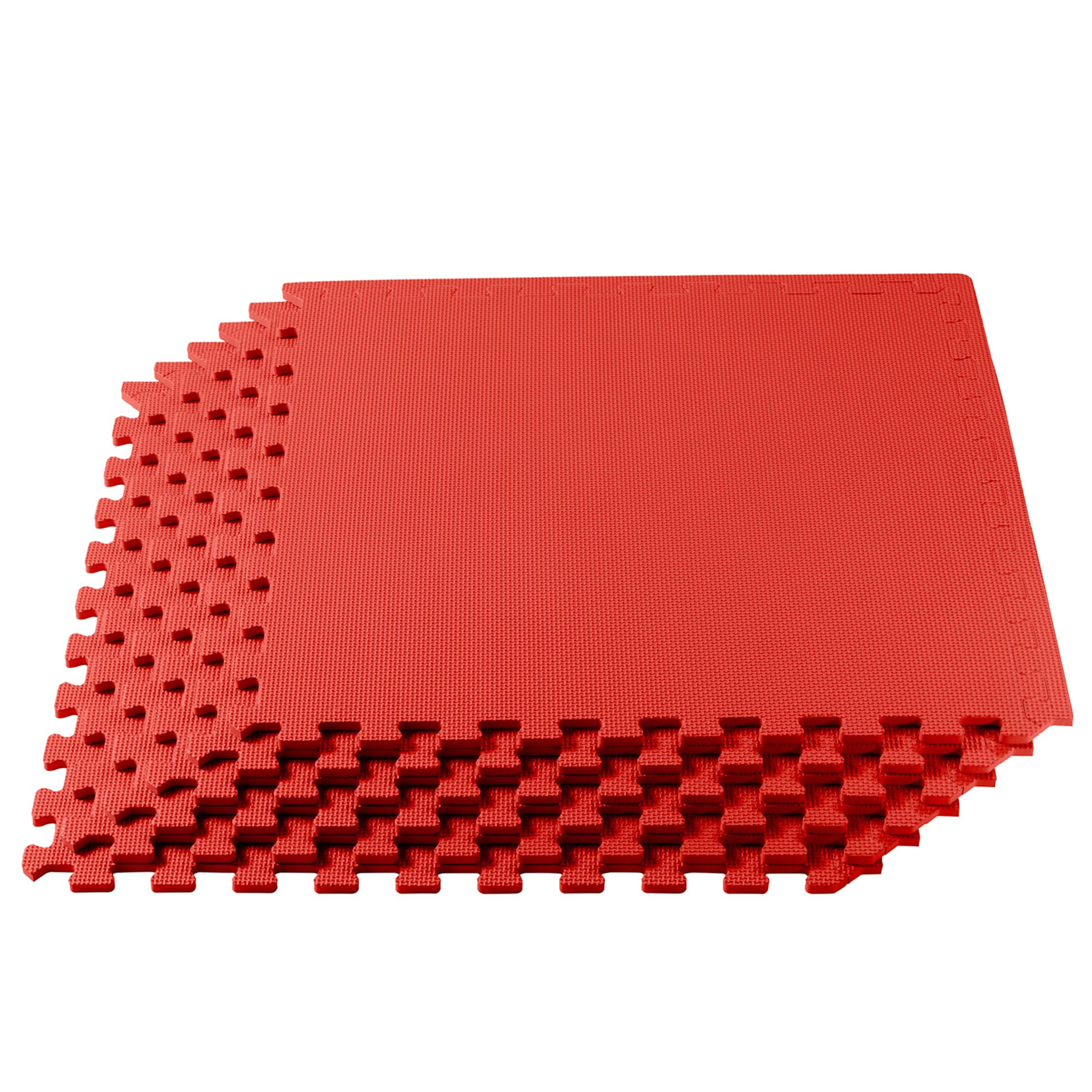 3/8 Inch Thick High-Density Exercise Floor Mat - Non-Slip Gym Mats for Home Workouts, Yoga, Pilates & Martial Arts - Perfect for Home Gym, Garage & Fitness Studio