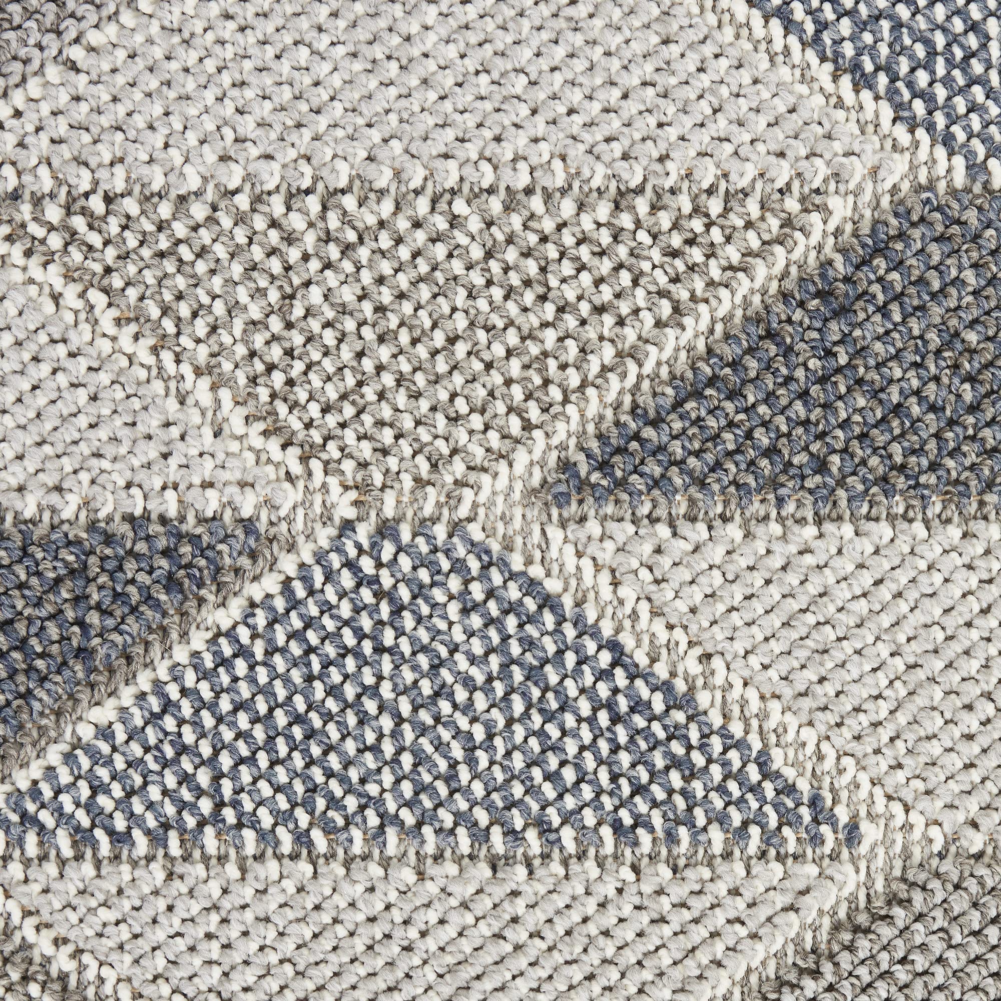 Nourison Elwood Grey/Charcoal 5'3