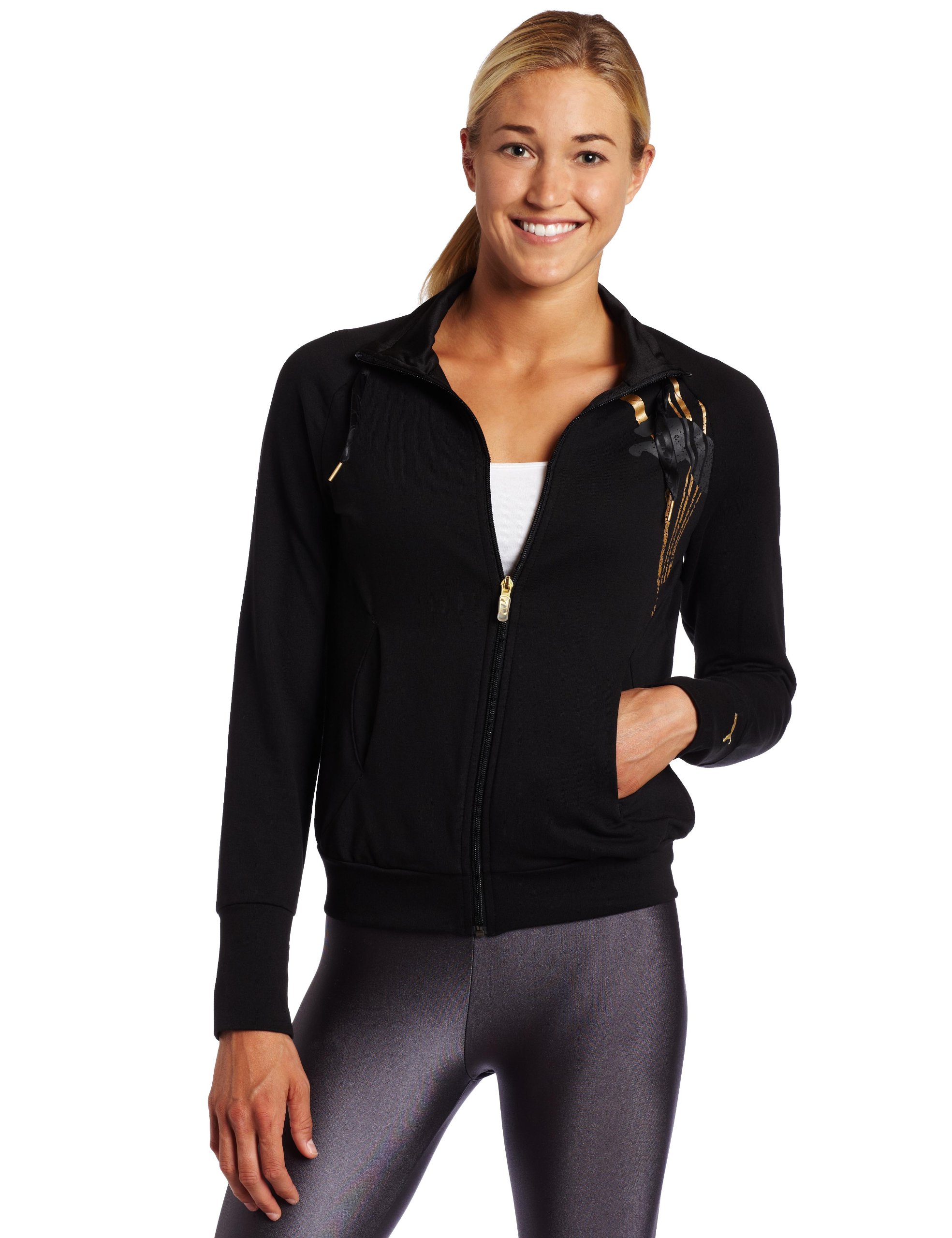 PUMA Women's Move Graphic Sweat Jacket - Lightweight Hooded Sweatshirt for Running, Yoga & Casual Wear | Trendy Athletic Outerwear for Women
