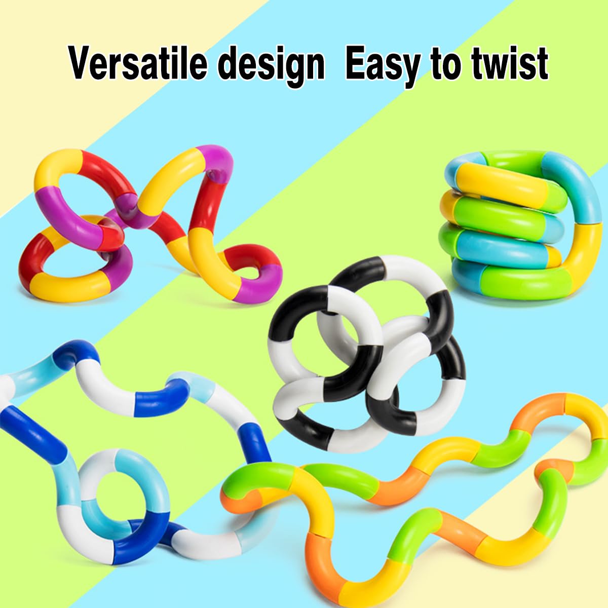 20Pcs Quiet Fidget Toys Set for Kids & Adults - Stress Relief Sensory Toys for Autism, ADHD, Anxiety - Perfect for Classroom, Office, Travel & Home Use - Great Alternative to Chain Spinner Fidgets