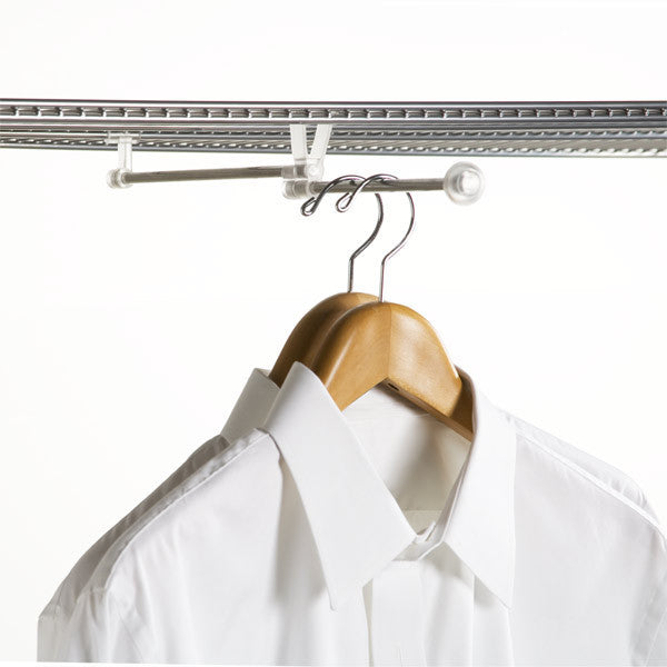 Expandable Valet Rod - Adjustable Closet Organizer for Hanging Clothes & Accessories - Perfect for Bedroom, Closet, and Travel Use