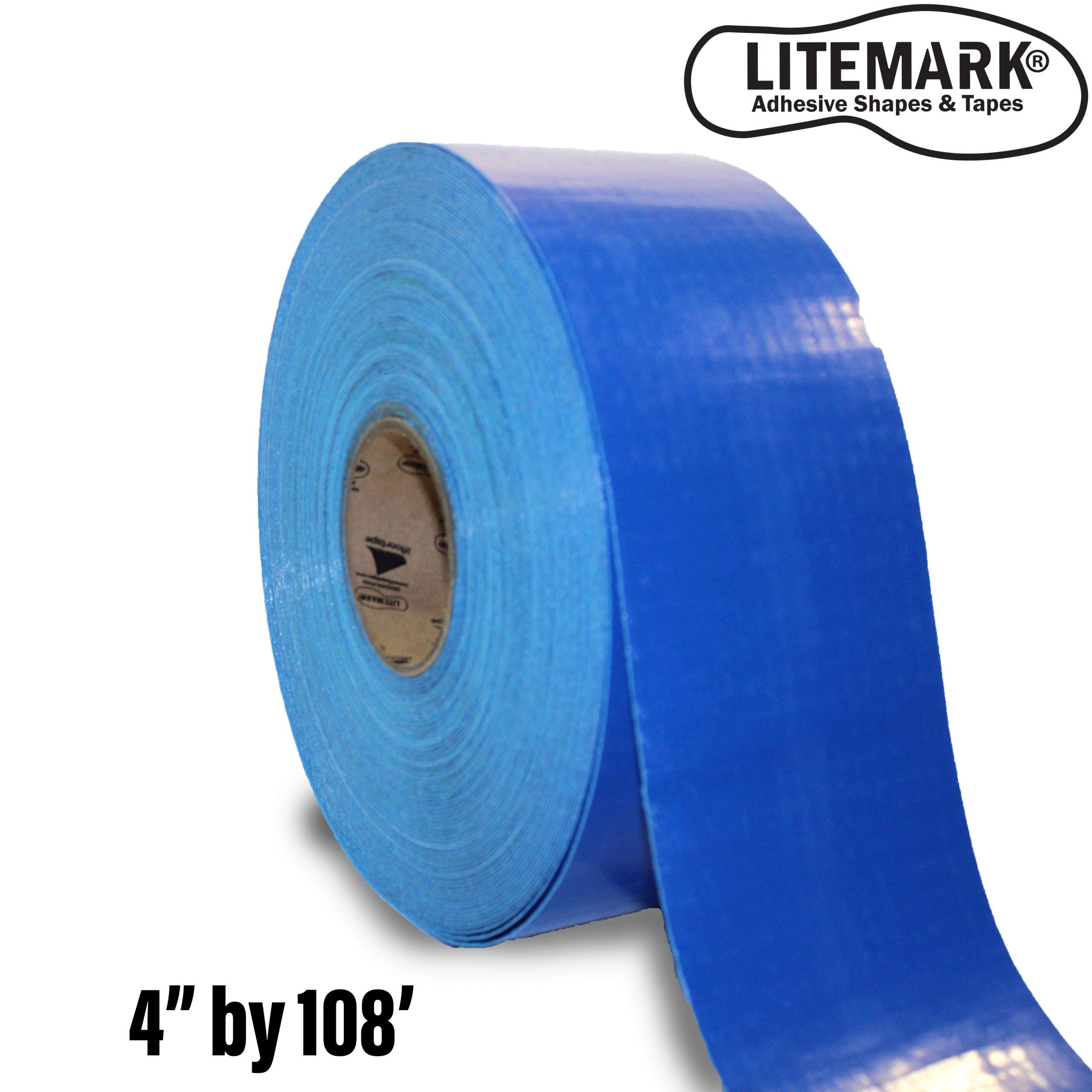 LiteMark EC-700 Heavy Duty Smooth Floor Marking Tape - 4