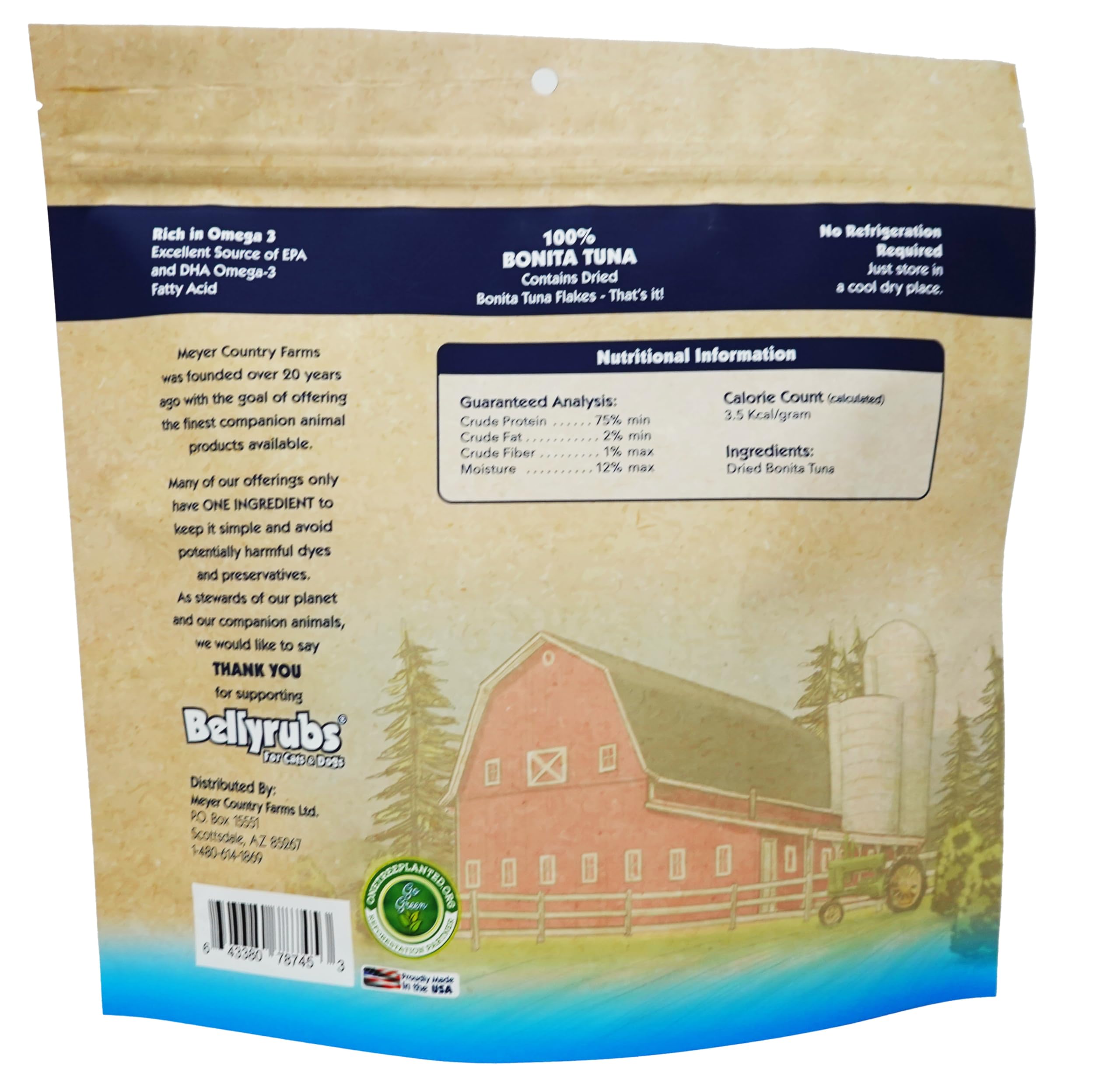 Premium All-Natural Bonita Tuna Flakes for Cats & Dogs - 4.25oz Grain-Free, Gluten-Free Dried Tuna Cat Treats | High Protein Healthy Pet Training Snacks | Made in USA | Perfect for Training Rewards & Mealtime Toppers