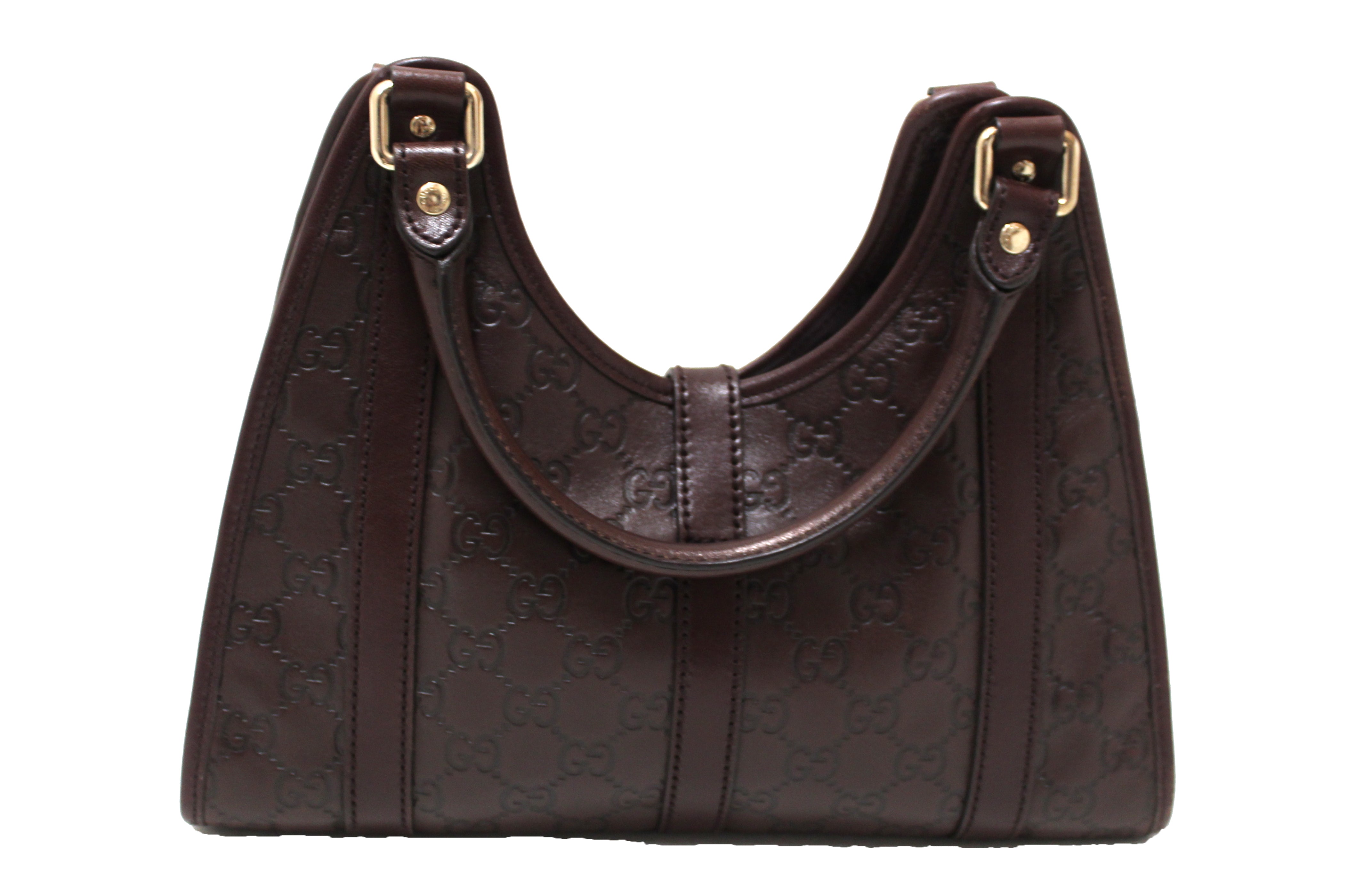 Authentic Gucci Guccissima Leather Joy Small Shoulder Bag in Brown | Luxury Crossbody Purse for Women | Perfect for Date Night, Office & Travel