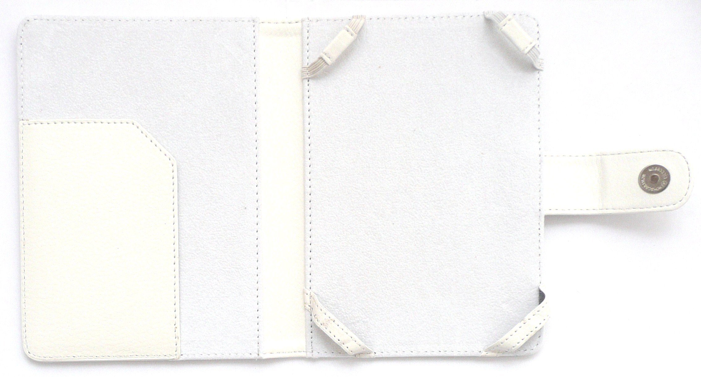 Premium PU Leather Protective Case for Amazon Kindle 4 - Slim Fit White Cover with Auto Sleep/Wake | Perfect for Reading, Travel & Daily Commute
