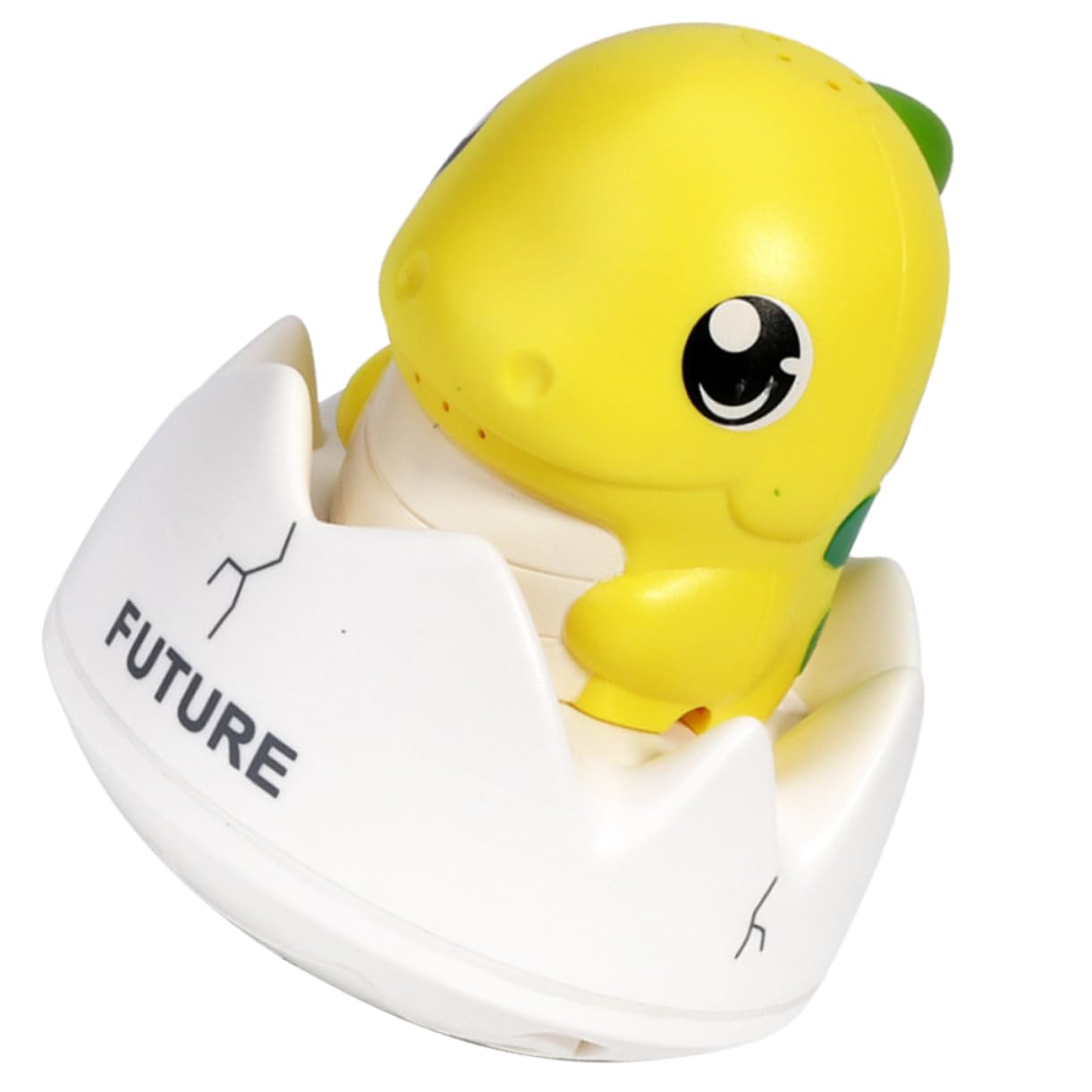 UPKOCH 4 Pack Dinosaur Bath Toys for Kids - 1200mAh Battery Powered Floating Bathtub Toys (Yellow) - Fun Bath Time & Pool Play for Toddlers