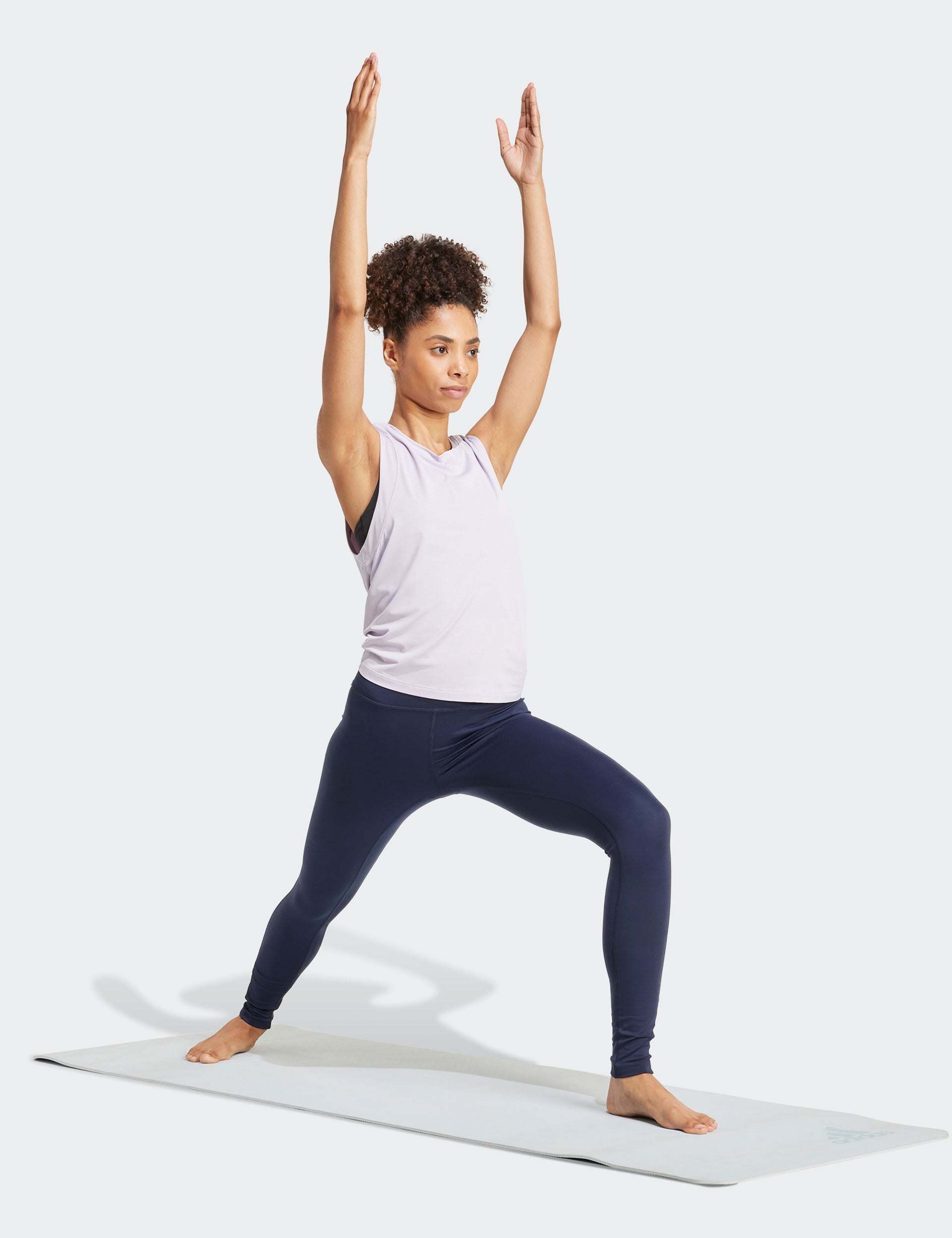Women's Studio Tank Top - Silver Dawn & Grey Two Tone - Perfect for Yoga, Gym & Casual Wear