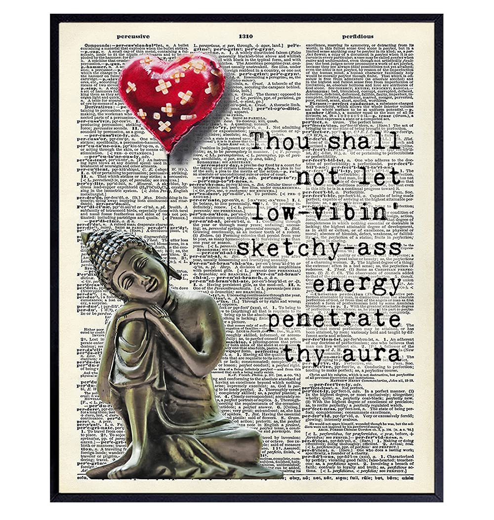 Zen Buddha Wall Art - Meditation Decor for Spa & Home - Spiritual Gifts