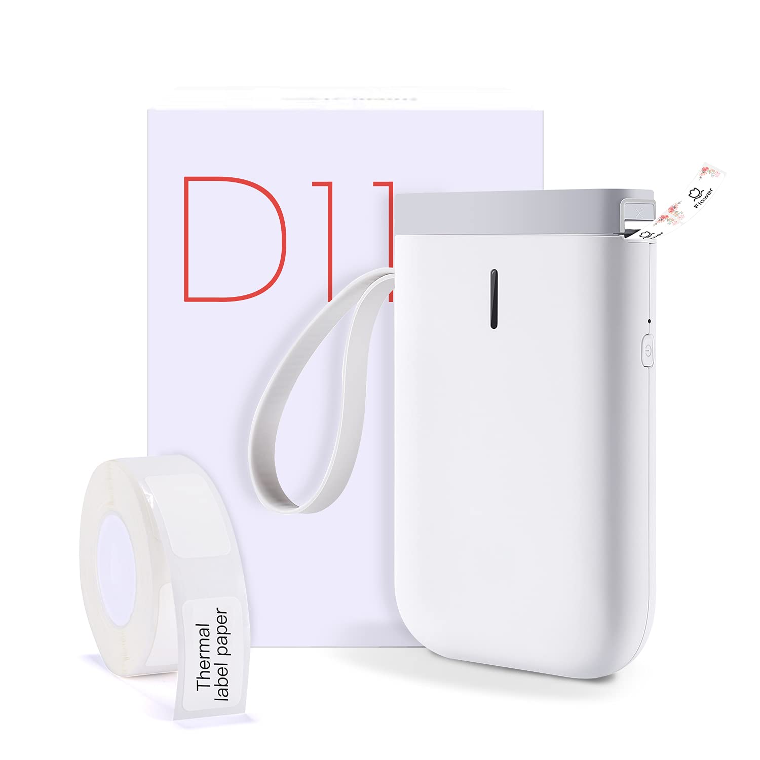 D11 Smart Label Maker Machine - Wireless Bluetooth Portable Mini Sticker Printer with Tape, 0.6