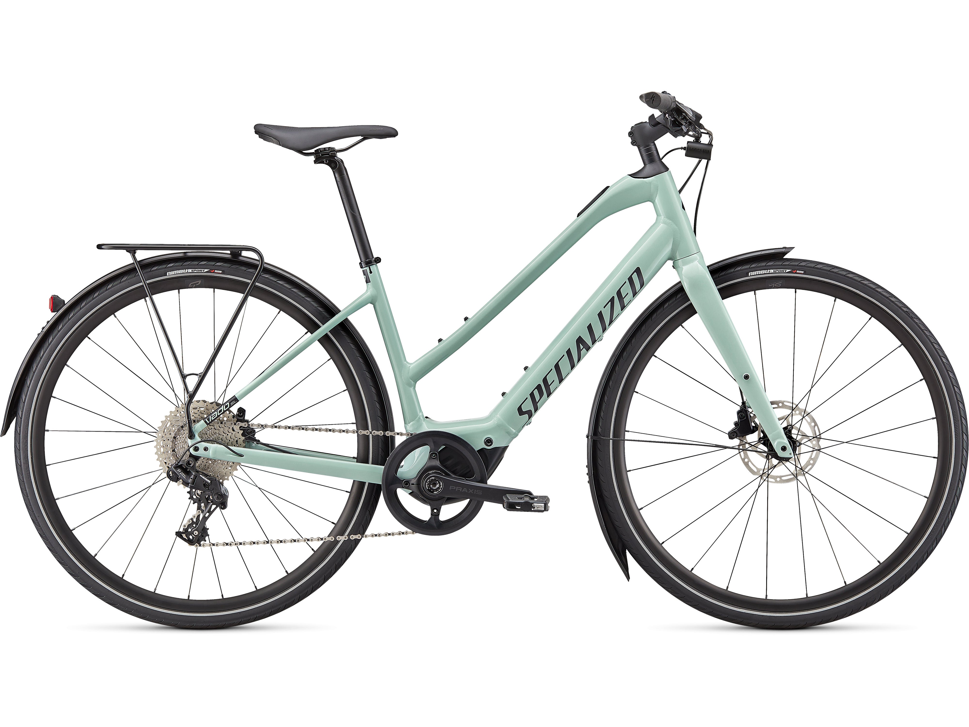 Specialized Turbo Vado SL 4.0 Step-Through EQ Electric Bike - Lightweight Commuter E-Bike with Smooth Ride for Urban Cycling & Daily Commutes