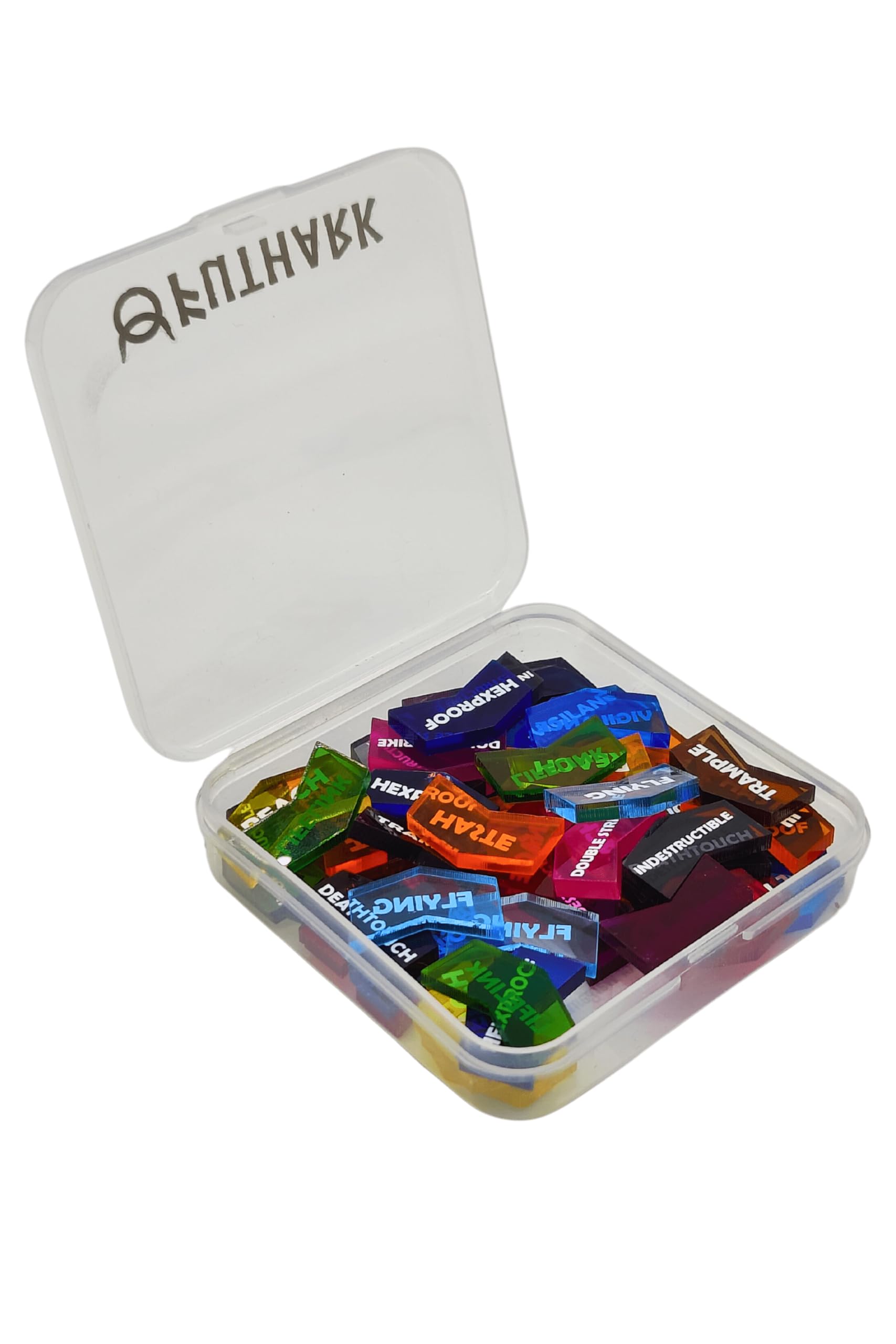 Futhark MTG Counters - Set of 60 Color Coded Magic The Gathering Tokens for Gameplay Tracking | Perfect MTG Gift for Players | Use for Commander, Standard & Tournament Play