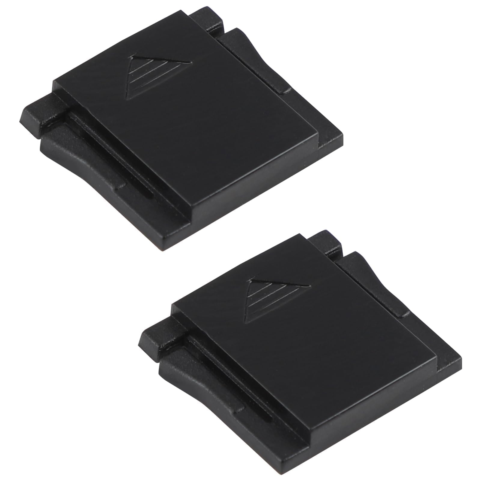 2 Pack Camera Hot Shoe Covers - Universal DSLR & Mirrorless Camera Protection for Canon EOS, Nikon, Panasonic, Pentax K, Olympus Evolt & Fujifilm X - Perfect for Outdoor Photography & Travel Gear Protection
