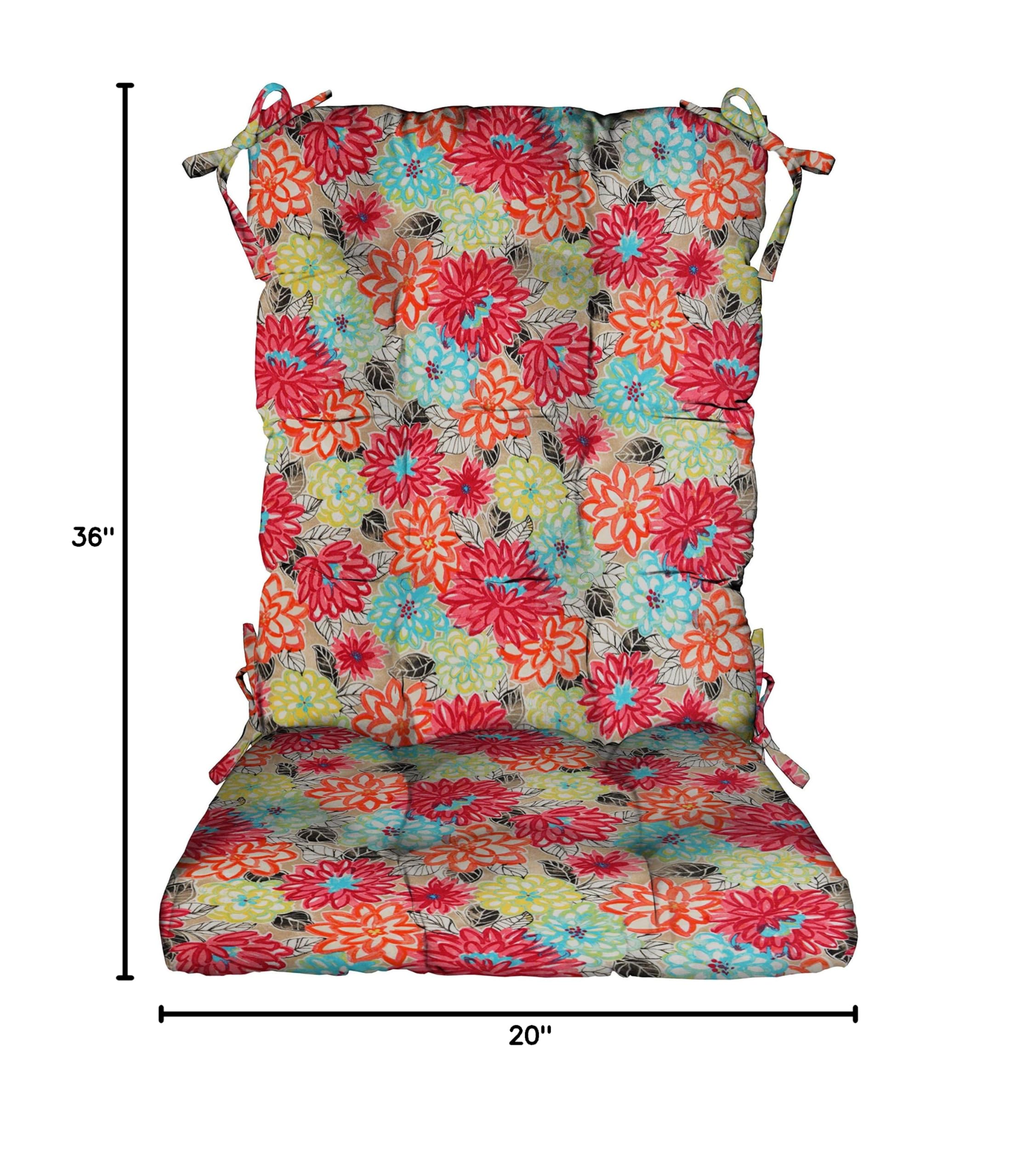 RSH DECOR: Tufted Rocker Cushion Set - 18