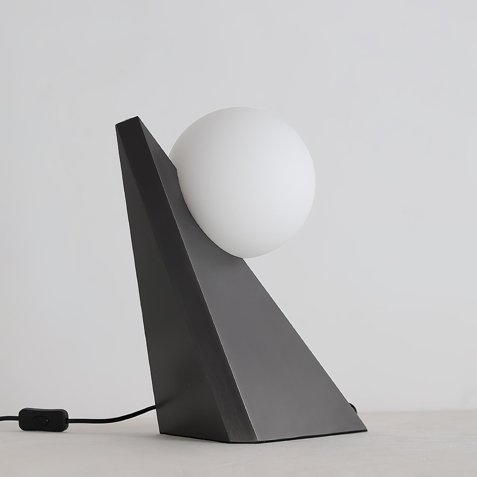 Elegant Noir Roy Table Lamp - Modern Bedside & Living Room Lighting for Home Decor