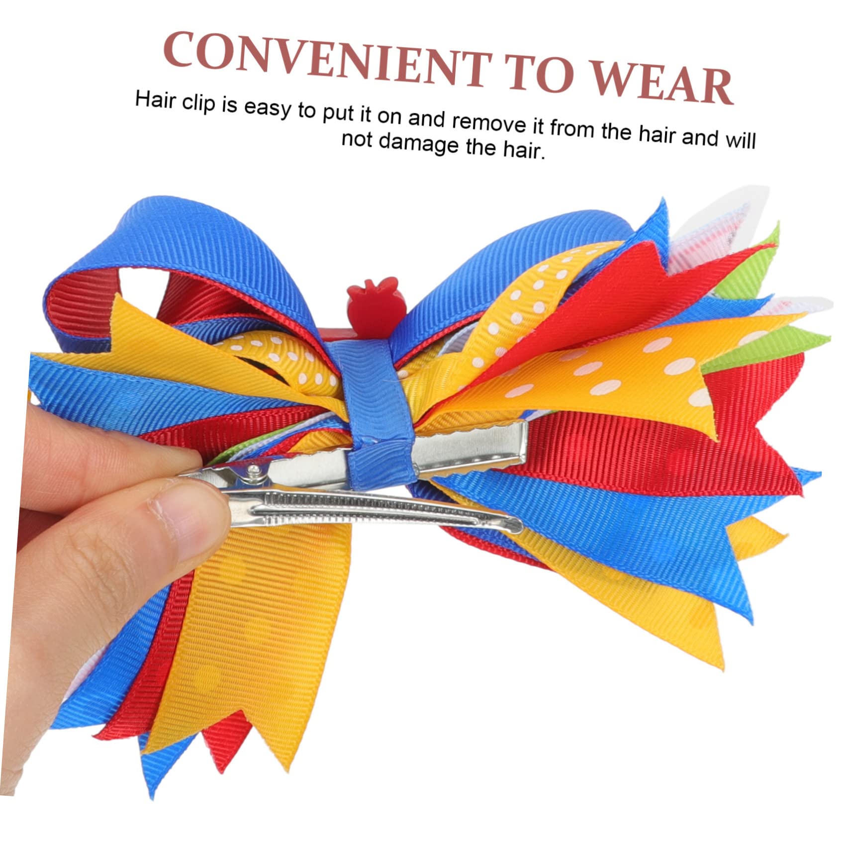 TOYANDONA 10 Pcs Cute Hair Clips for Toddlers & Girls - Bow & Flower Hair Accessories for Kids, Baby & Little Girls - Perfect for School, Parties & Daily Styling