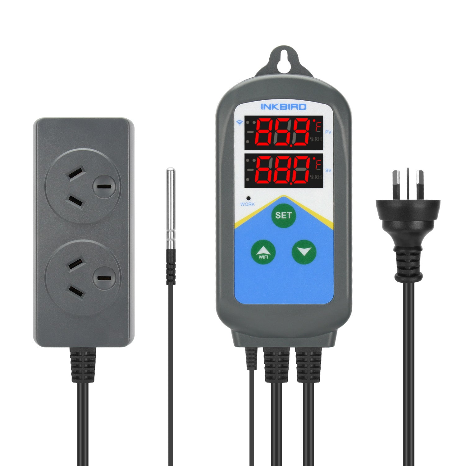 ITC 306T Digital Temperature Controller - Precise Thermostat for Home Brewing, Aquariums & Reptile Tanks | Dual Display & PID Control