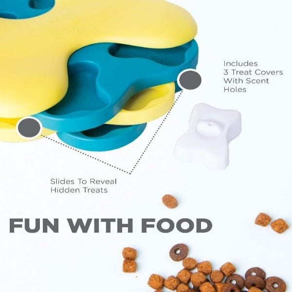 Outward Hound Dog Tornato Treat Dispensing Toy - Interactive Puzzle Feeder for Dogs - Slow Eating & Mental Stimulation - Perfect for Training, Boredom Relief & Indoor Playtime