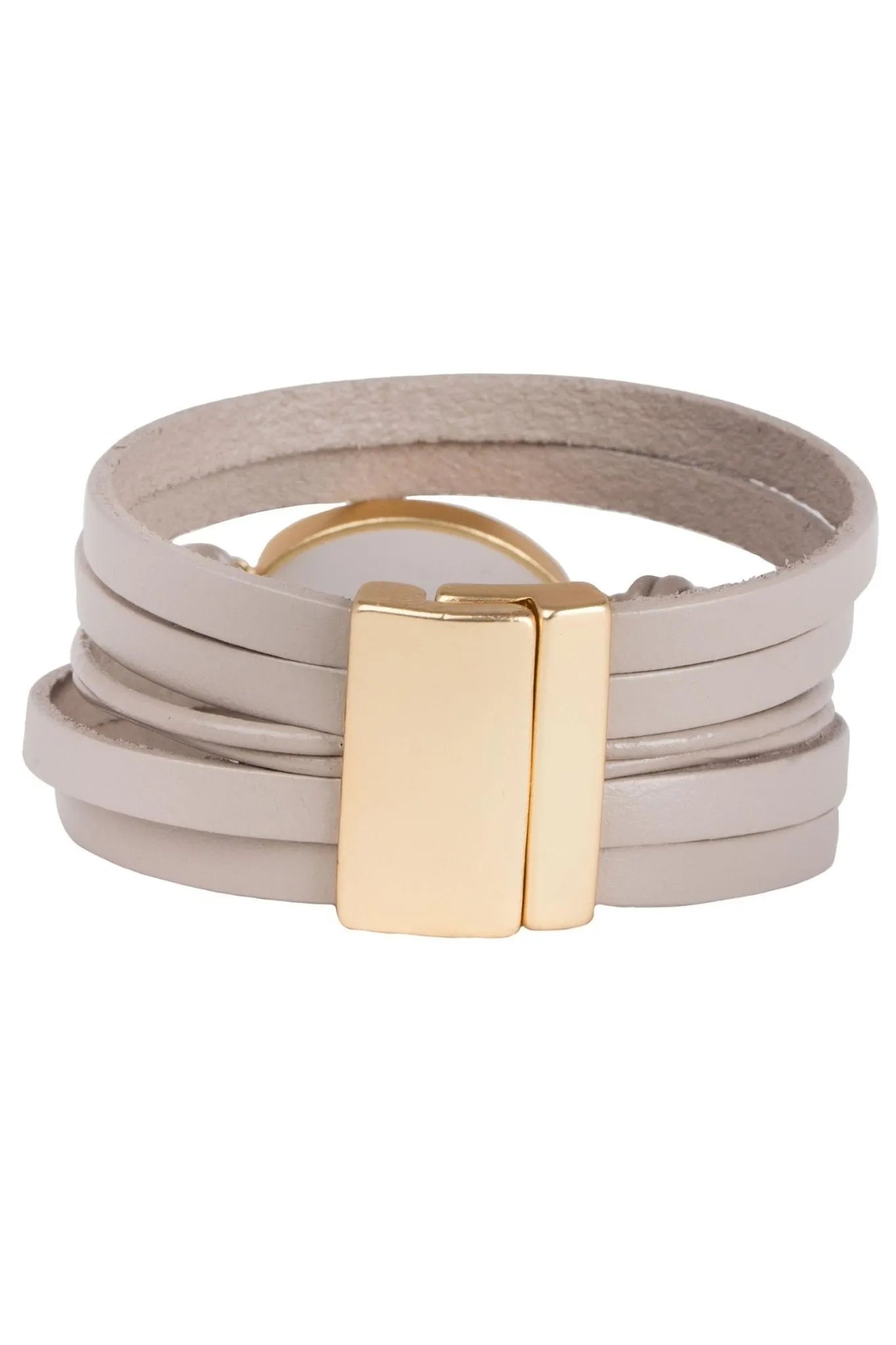 Perfectly Lovely Leather Bracelet for Women - Handmade Genuine Leather Wristband - Boho Chic Jewelry Gift for Everyday Wear & Special Occasions