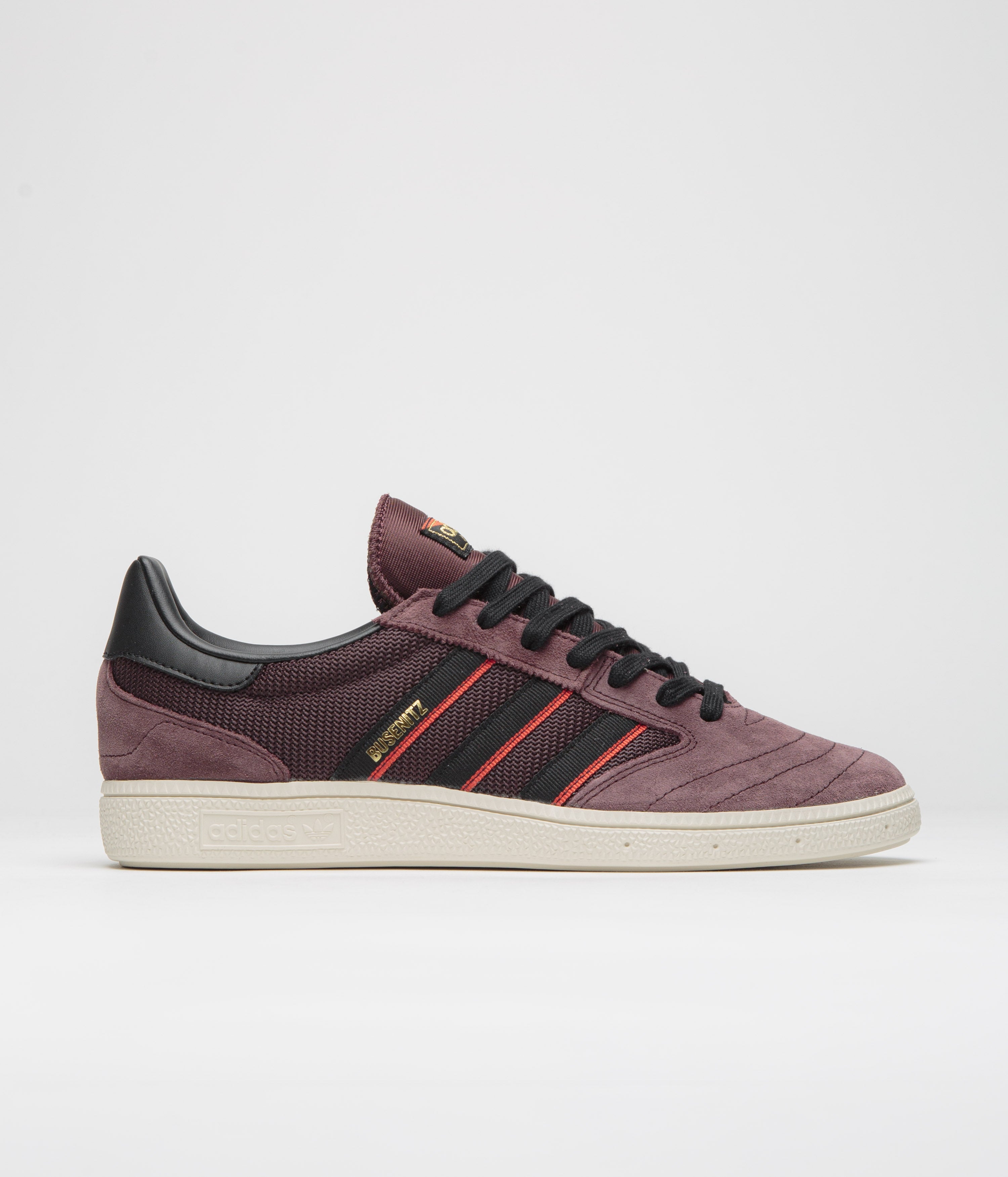 Adidas Busenitz Vintage Shoes - Shadow Brown, Core Black, Chalk White | Classic Skateboarding Sneakers for Men | Perfect for Streetwear & Casual Wear