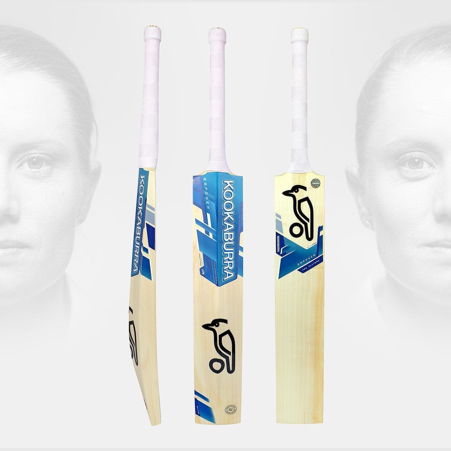 Kookaburra Empower Alyssa Healy Replica Cricket Bat - Senior Size for Men & Women | Perfect for Cricket Practice, Matches & Training Sessions