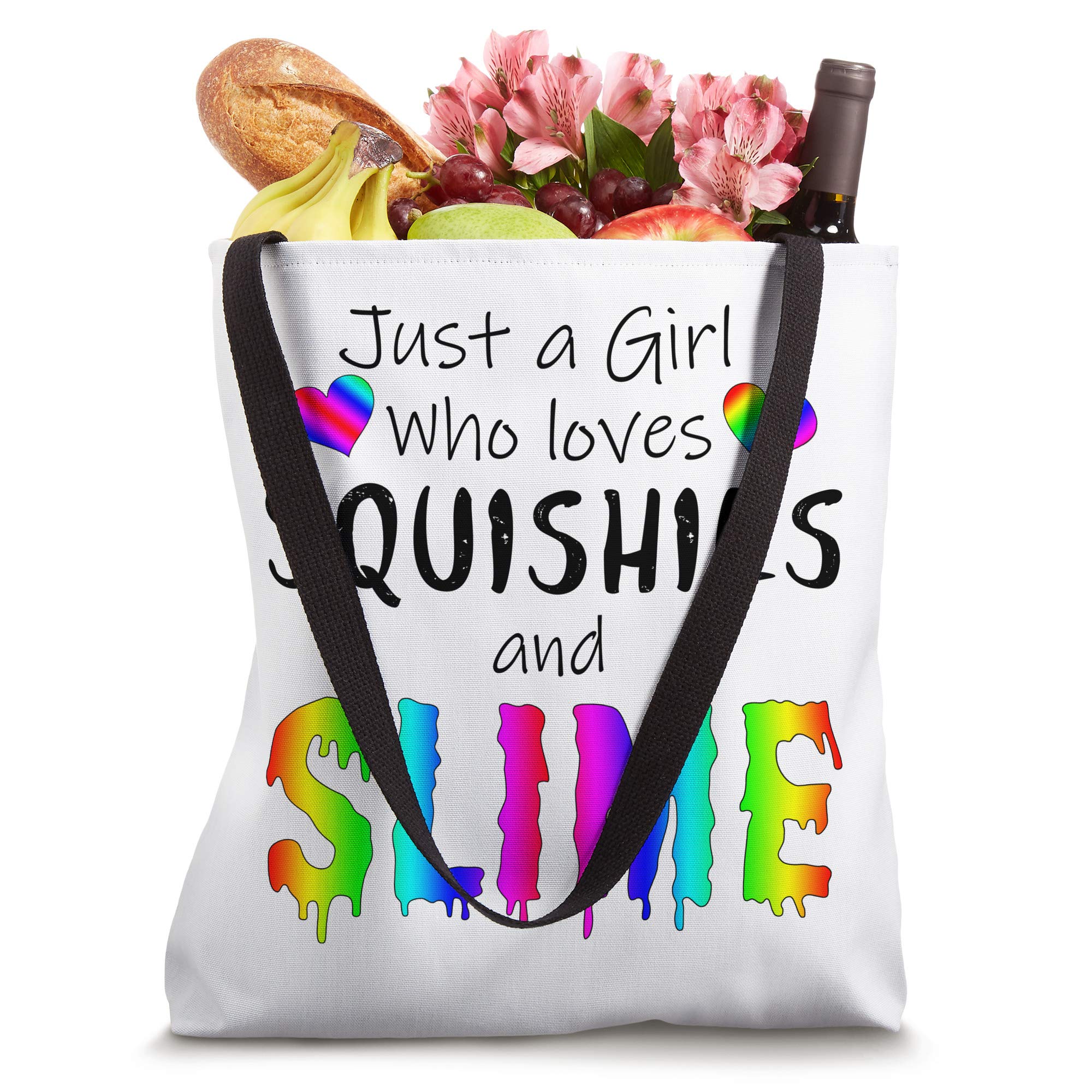 Girls Squishy Slime Lover Outfit Tote Bag - Perfect Gift for Kids Playtime